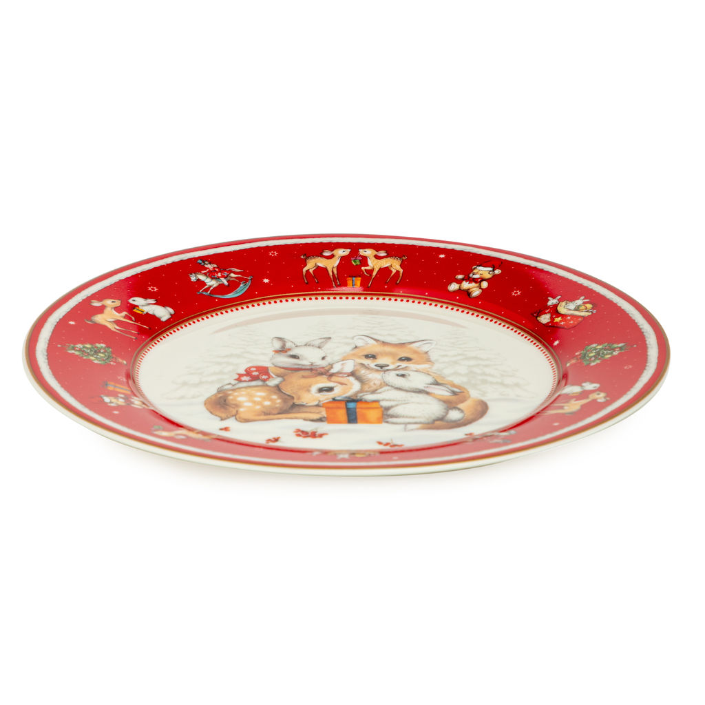 НАБОР ПОСУДЫ LEFARD C НОВЫМ ГОДОМ 3 ПР.: САЛАТНИК 800 МЛ, ТАРЕЛКА 19 СМ, КРУЖКА 400 МЛ  фото 7