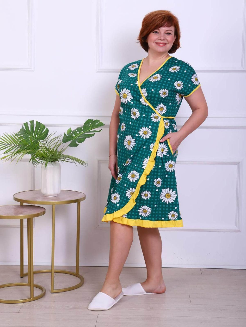 IV-CAPRIZ Полянка - халат синий  фото 9