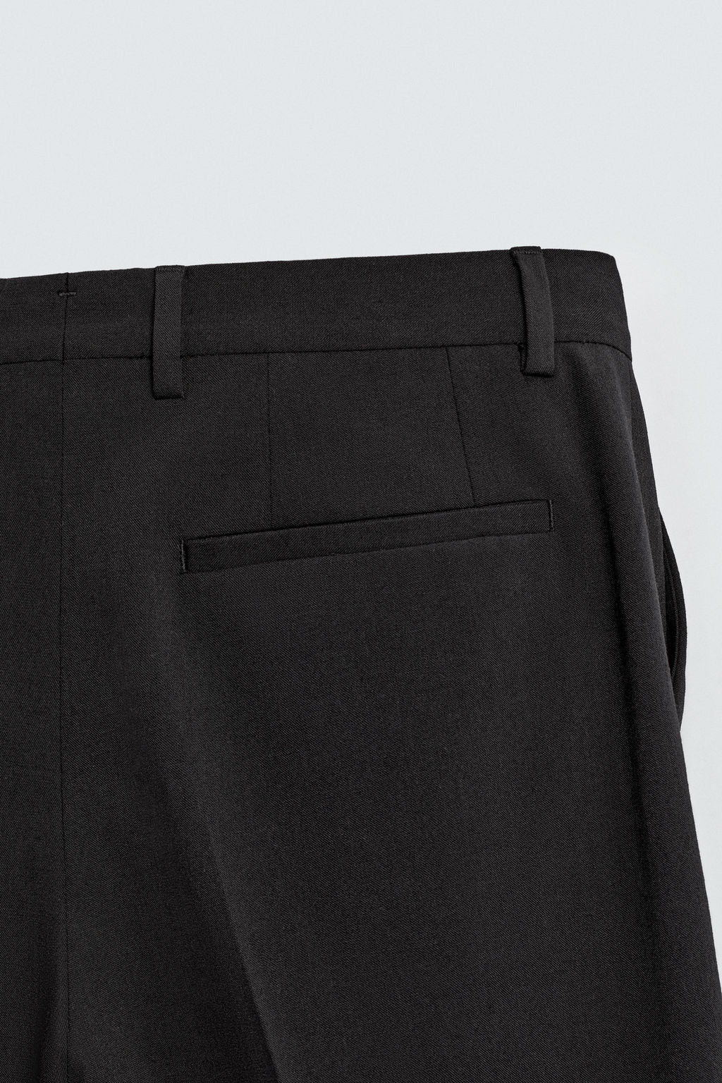 WOOL BLEND TUXEDO SUIT TROUSERS - Zara фото 10
