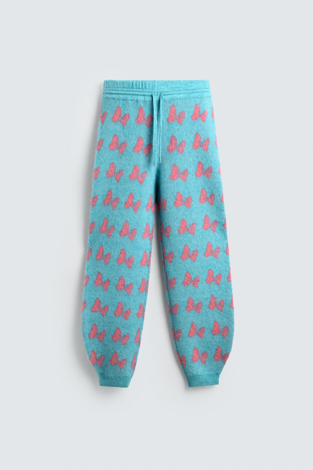 INTARSIA KNIT TROUSERS WITH TIES HARRY LAMBERT FOR ZARA X DISNEY  фото 2