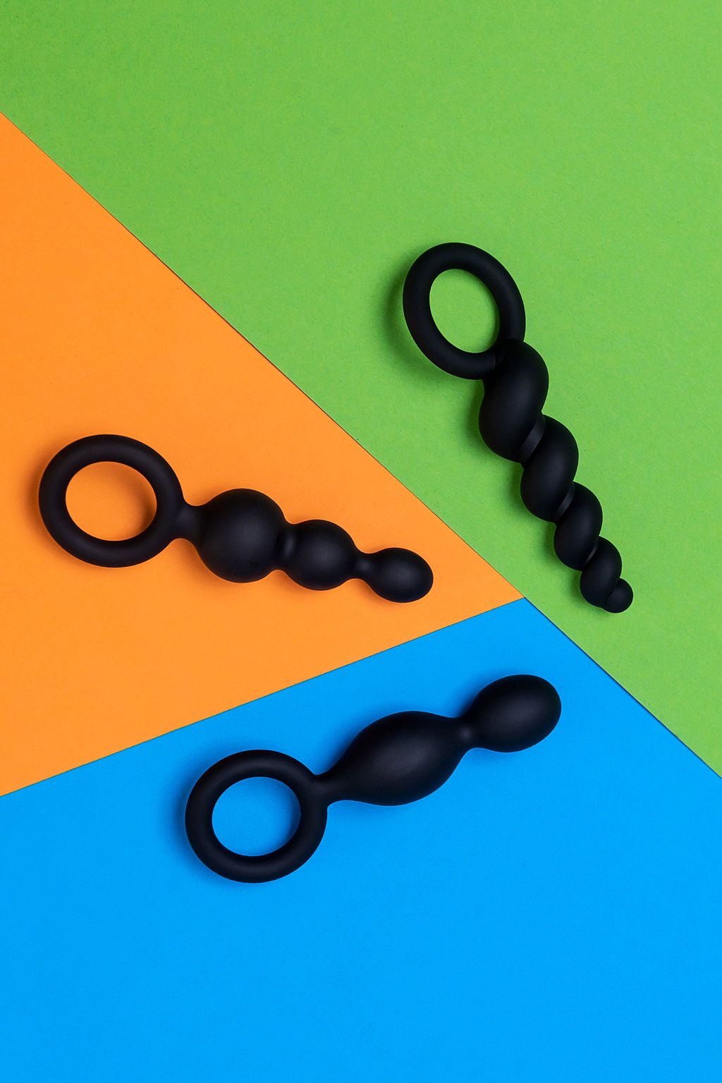 Набор анальных плагов Satisfyer, силикон, чёрный, 13,5 см.  фото 13