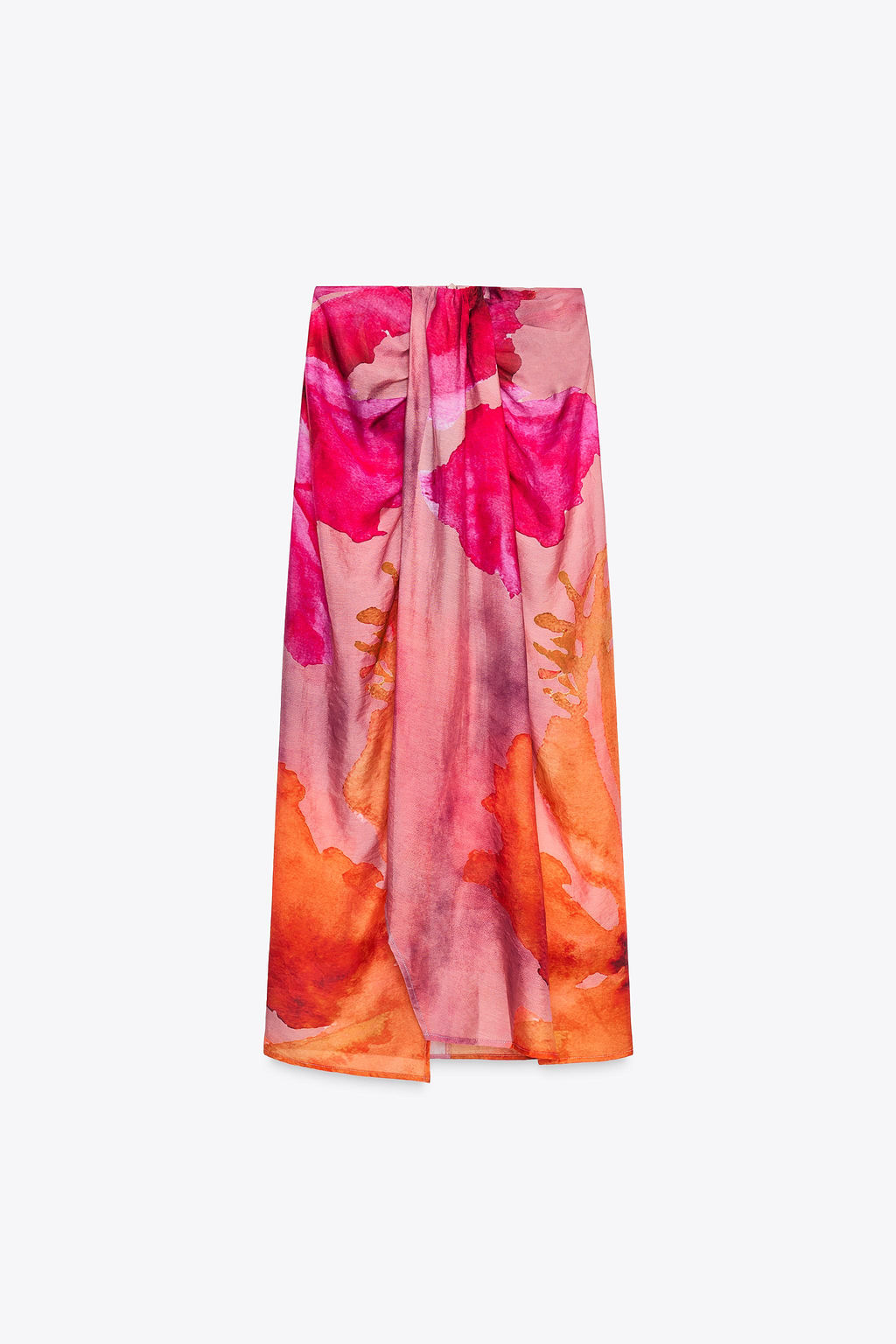FLORAL PRINTED KNOTTED SARONG - Zara фото 6