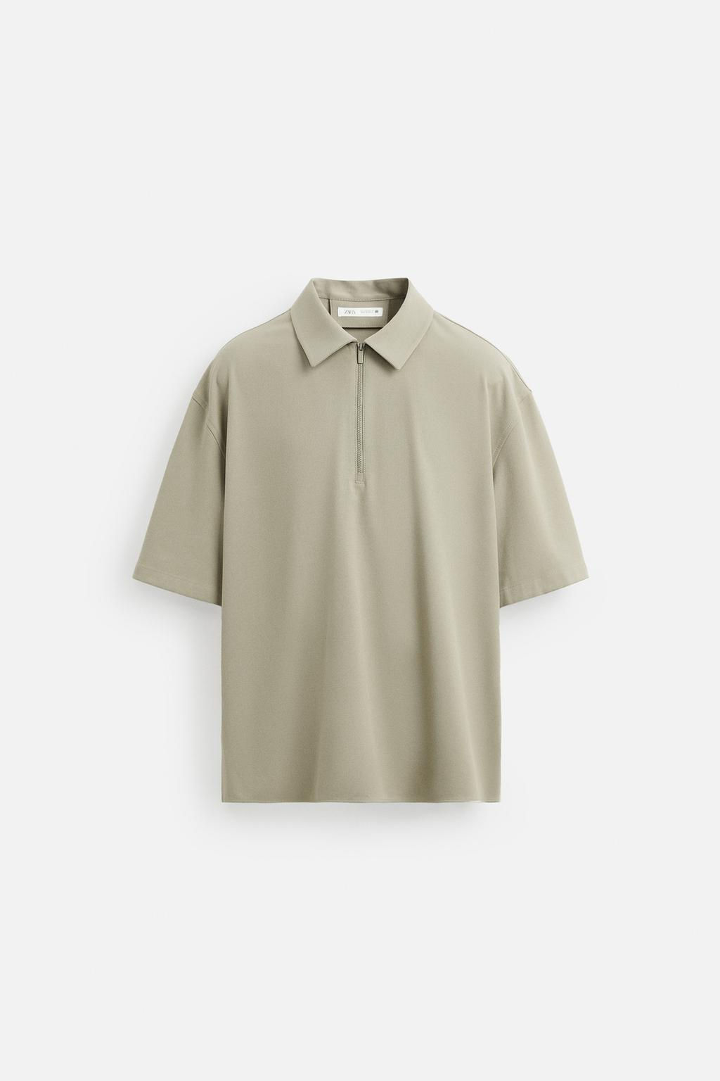 COMFORT ZIP POLO SHIRT - Zara фото 10