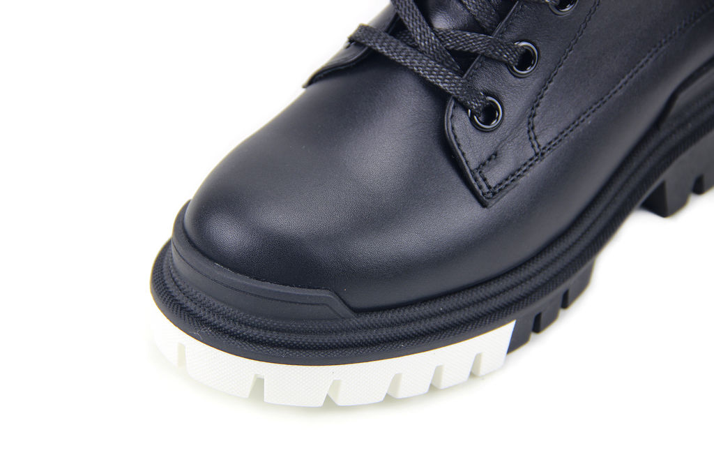 Ботинки 346.astra20bl/w black/Шерсть