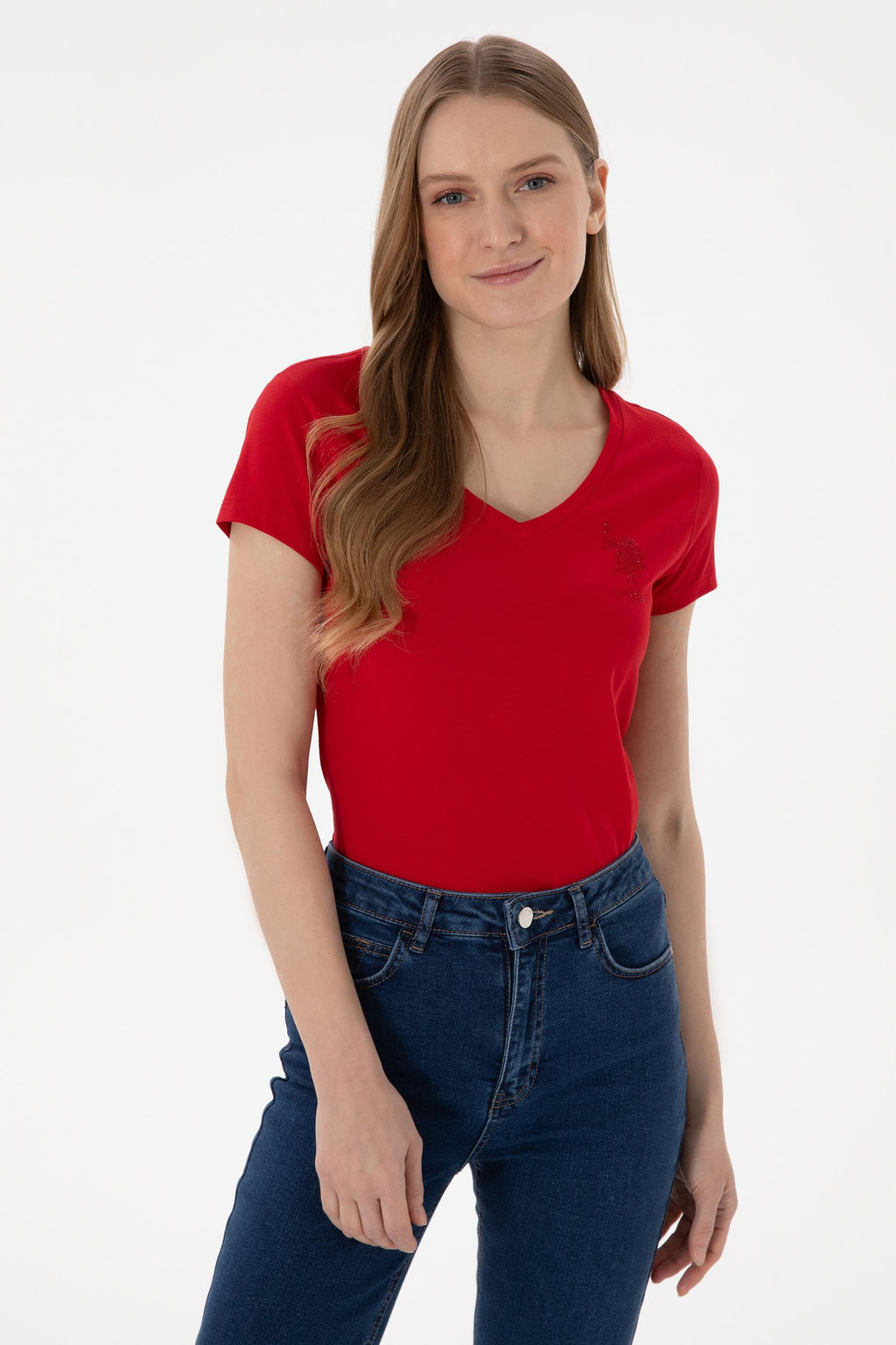 Kad_n K_rm_z_ Basic Ti__rt Sepette S_rpriz _ndirim - U.s. polo assn фото 3