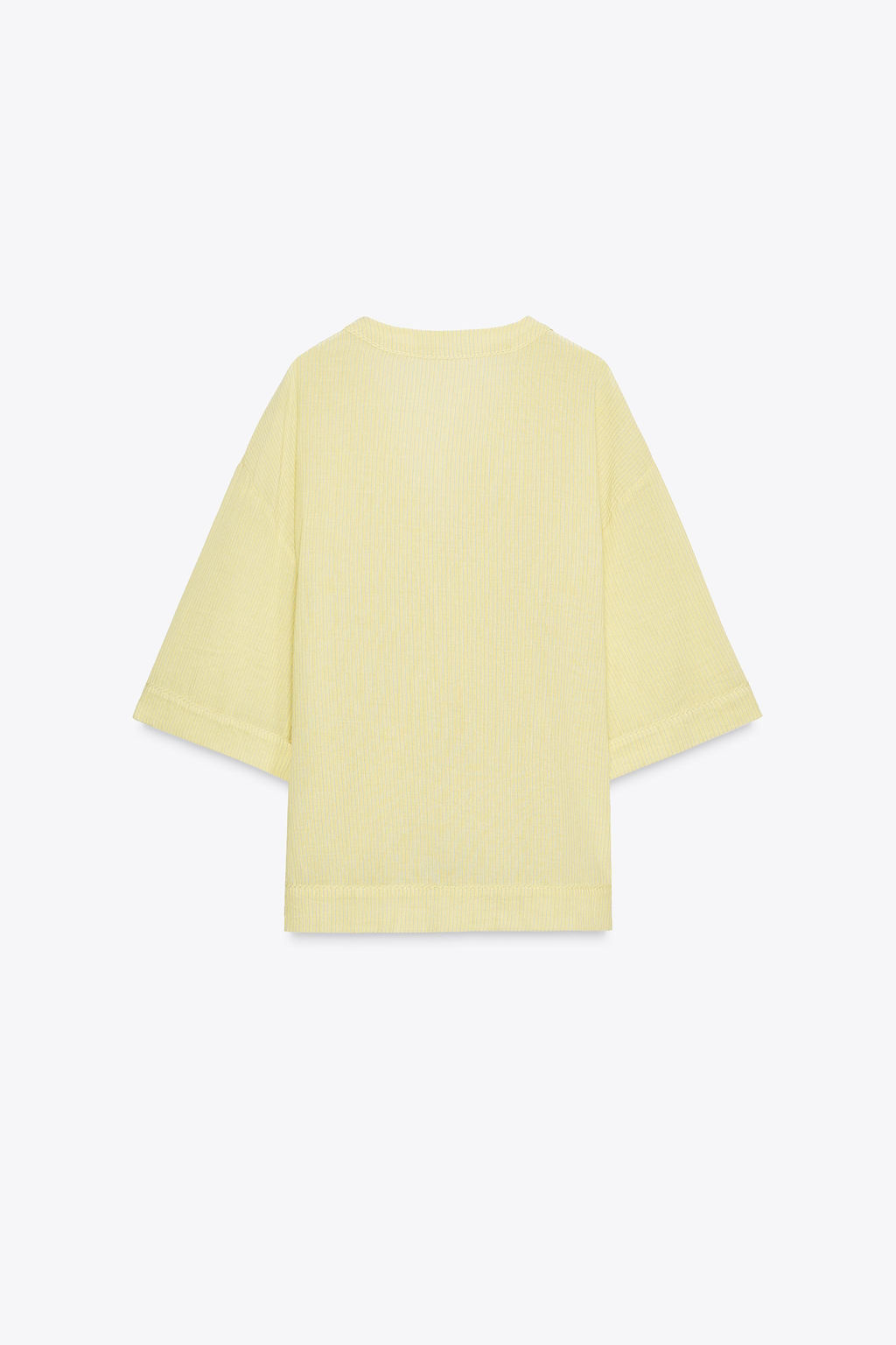 ZW COLLECTION STRIPED KIMONO WITH TIES - Zara фото 7