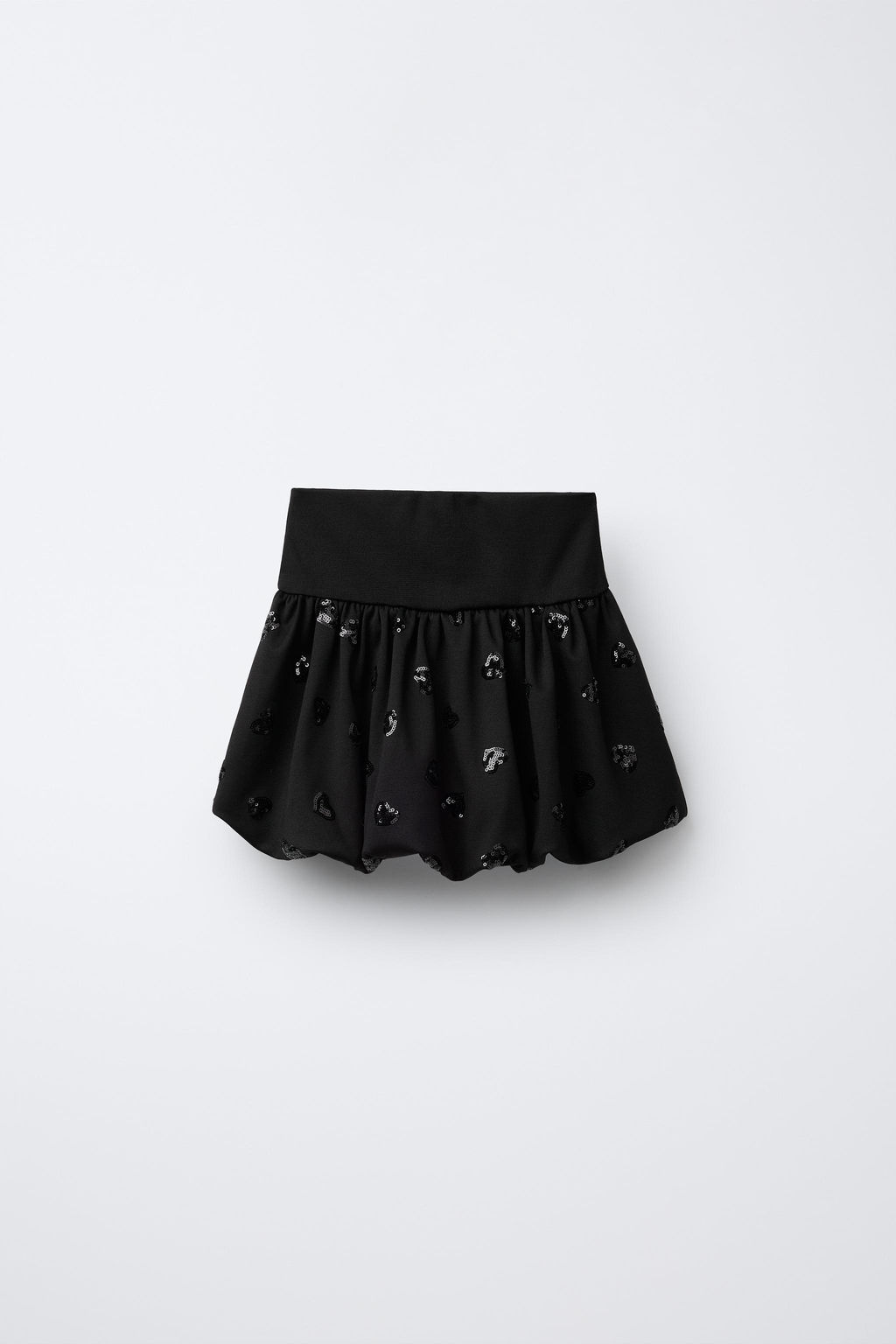 BALLOON SKIRT WITH HEART BEADS - Zara фото 2