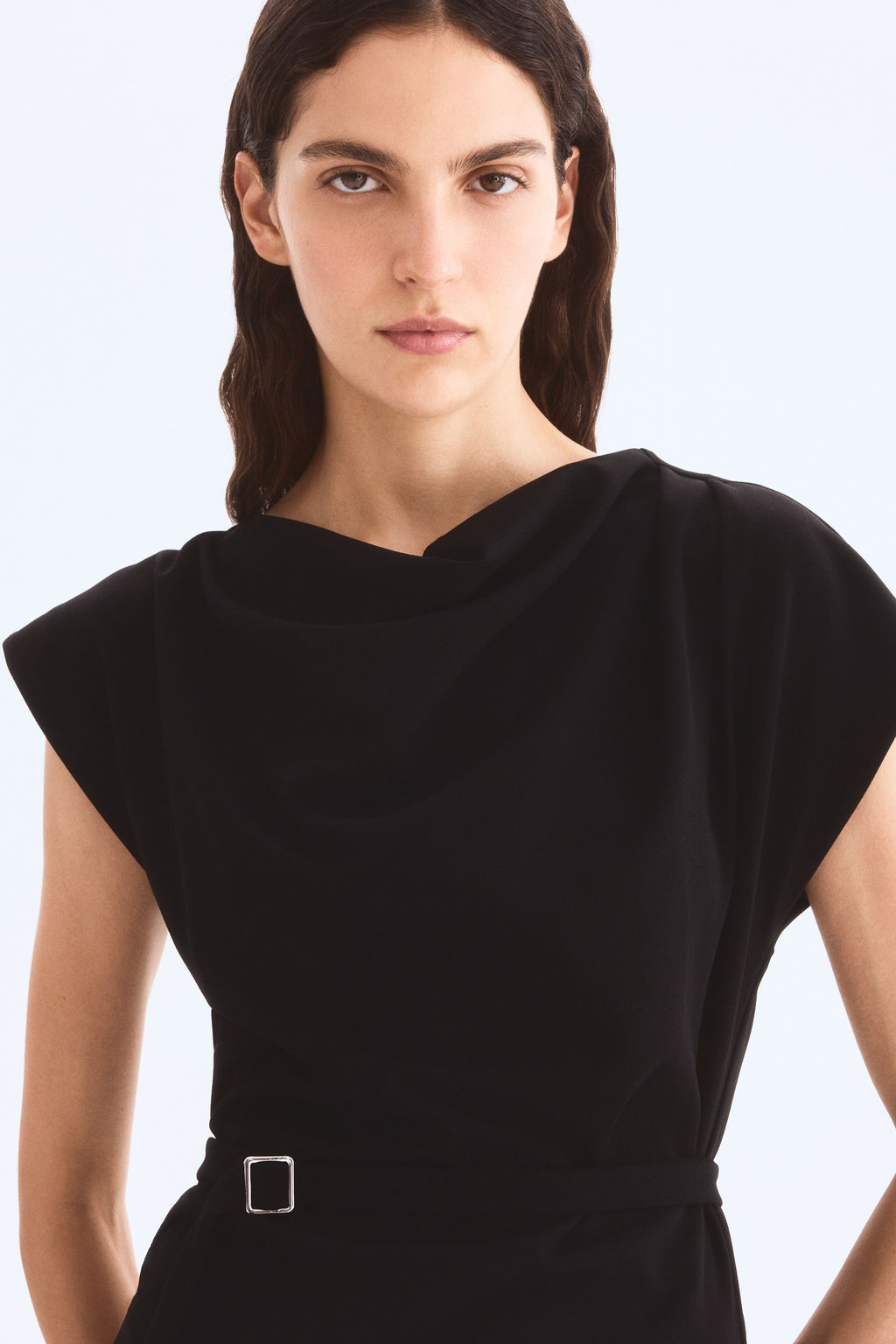 Vestido drapeado con cintur?n - H&m фото 4