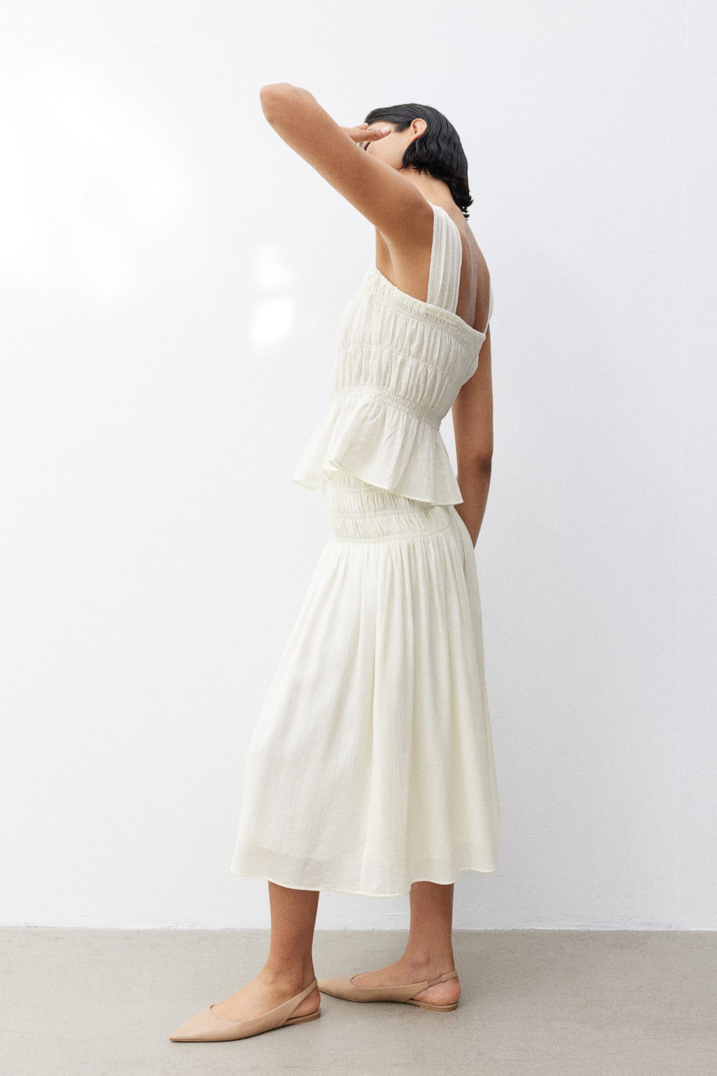 Top de crepe con peplo - H&m фото 4