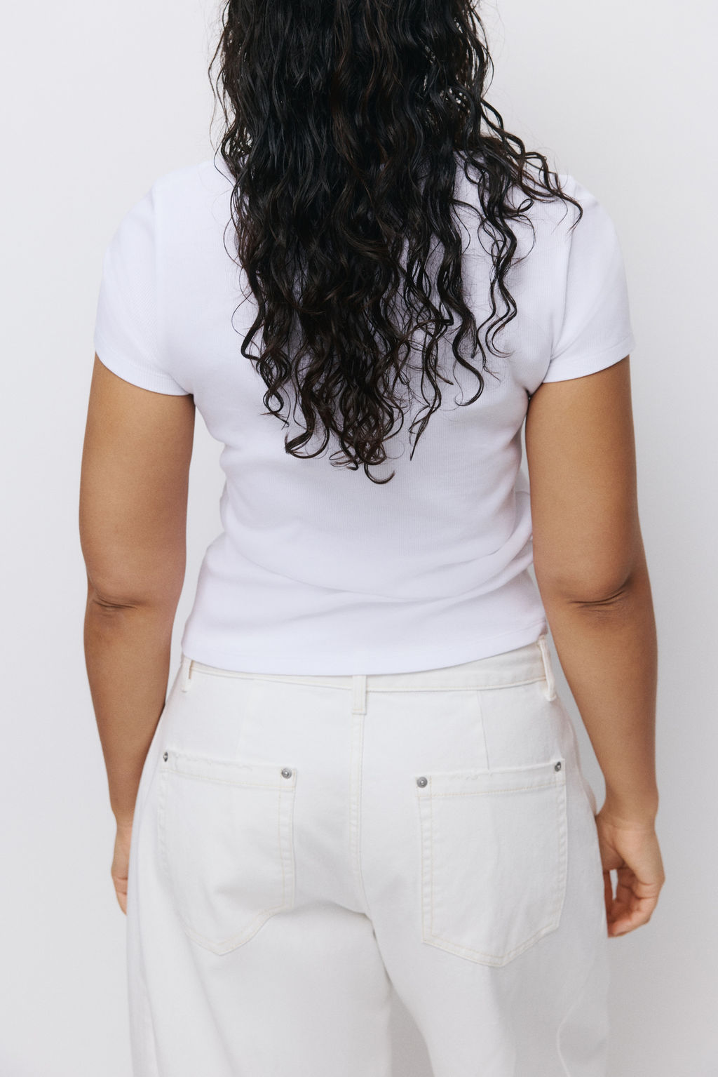 Camiseta en canal? de algod?n - H&m фото 8