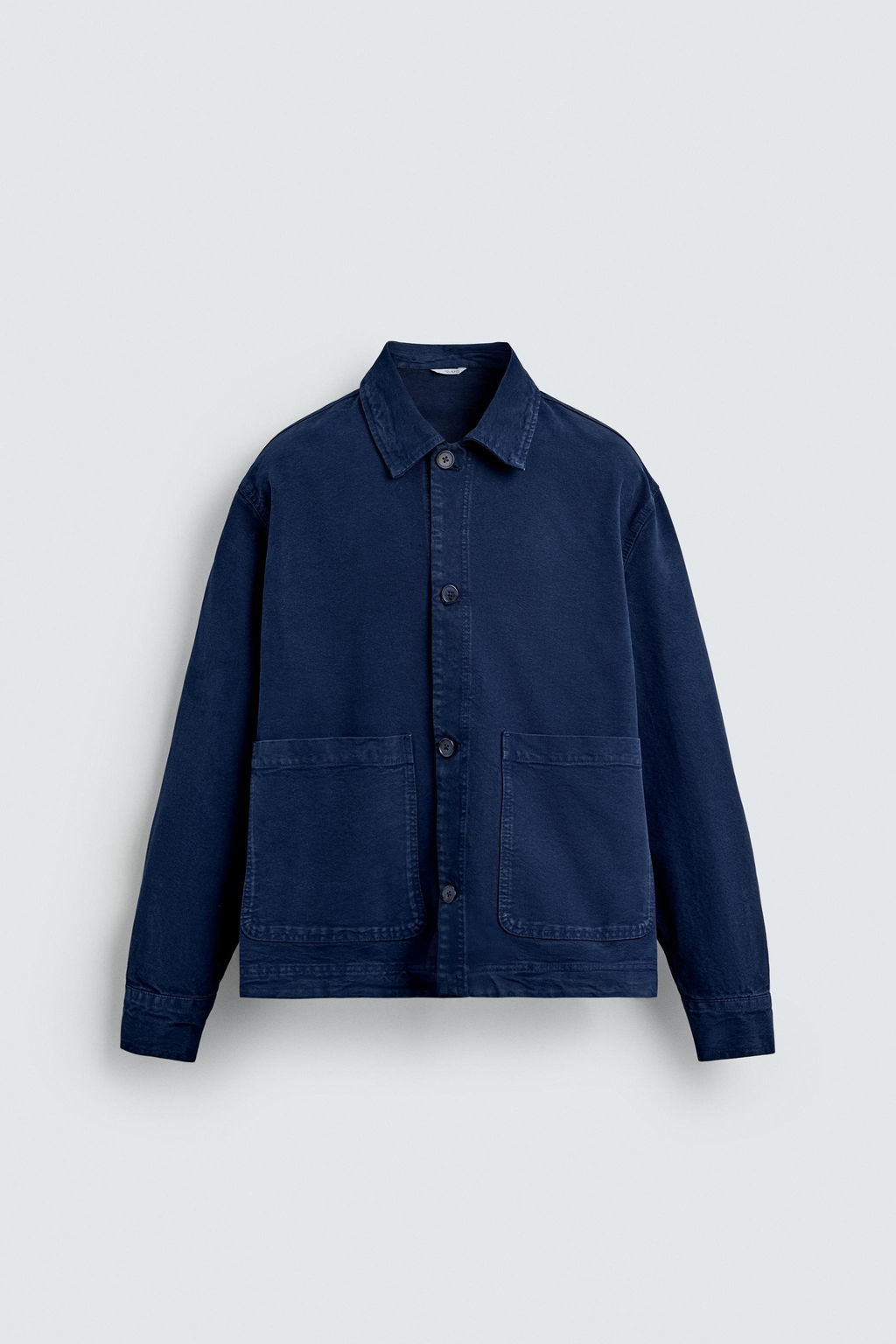 TEXTURED OVERSHIRT WITH POCKETS - Zara фото 8