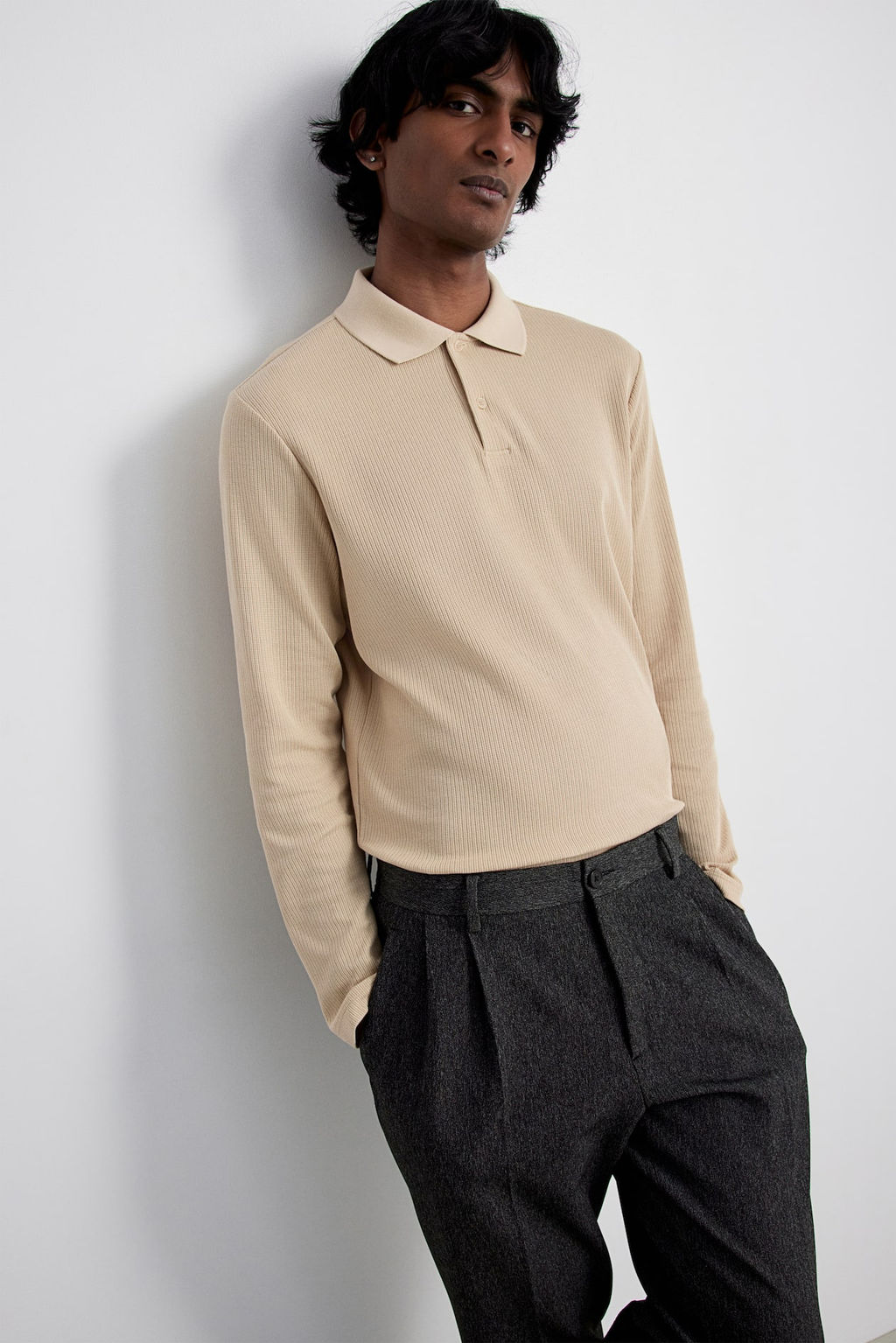 Polo de canale Regular Fit