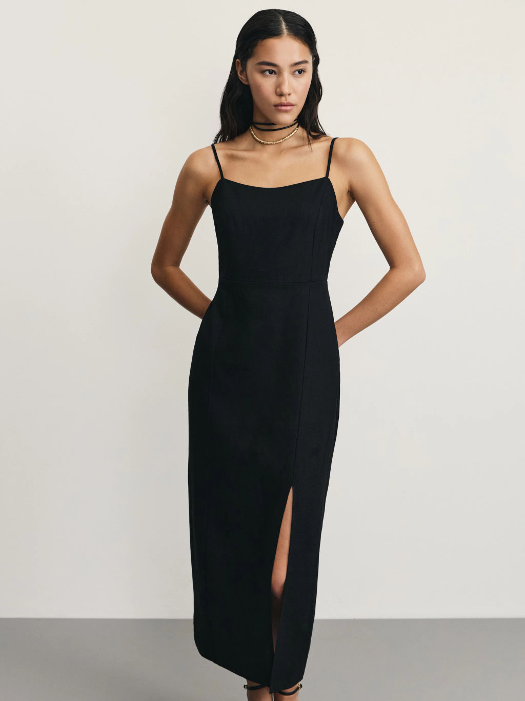 Сарафан миди изо льна / Zarina фото 2