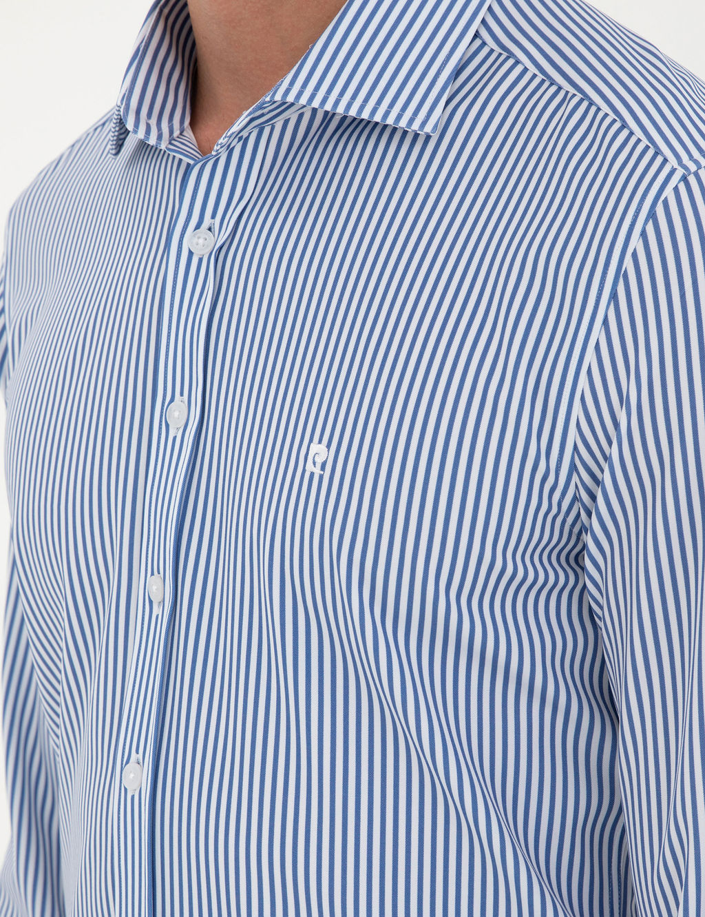 Mavi _izgili Ekstra Slim Fit Uzun Kollu G_mlek