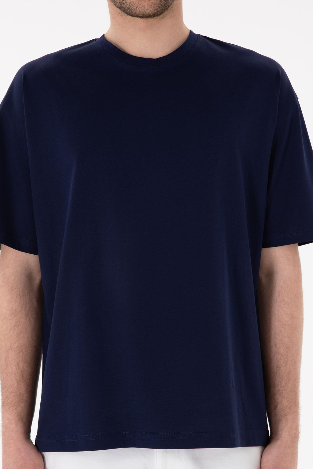 Erkek Comfort Fit Bisiklet Yaka Lacivert Merserize Basic Ti__rt Sepette S_rpriz _ndirim - U.s. polo assn фото 7