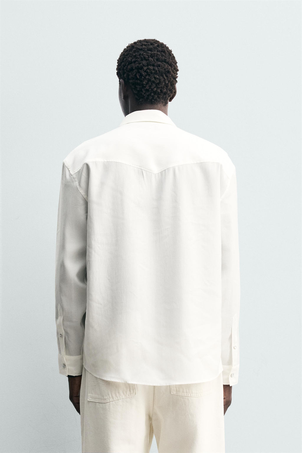 FLOWING WESTERN SHIRT - Zara фото 3