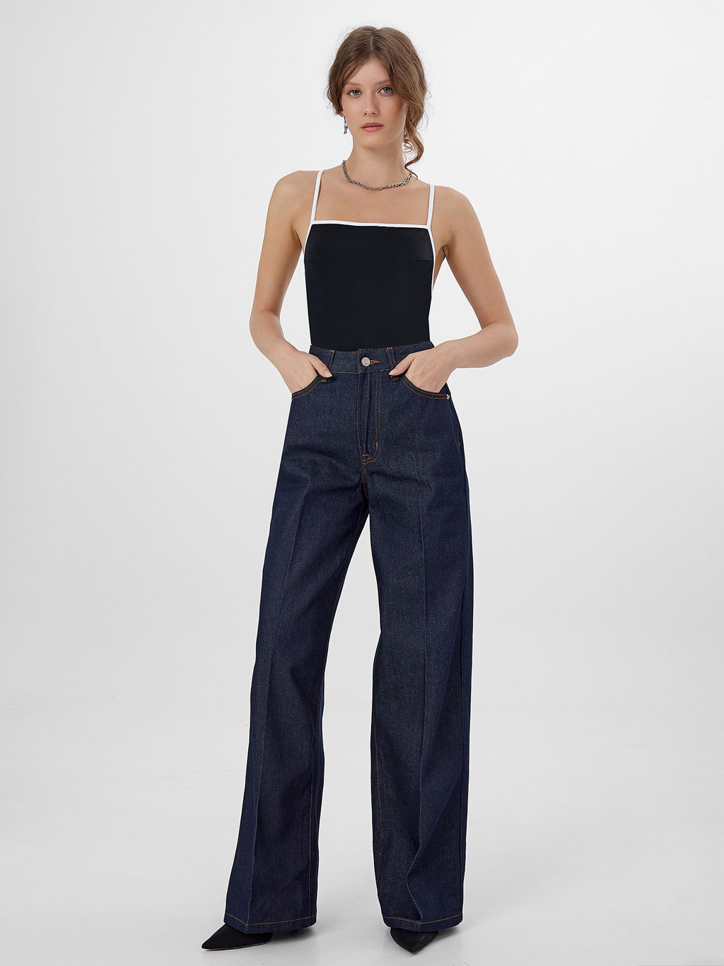 Джинсы женские темно-синие - Mark formelle фото 7