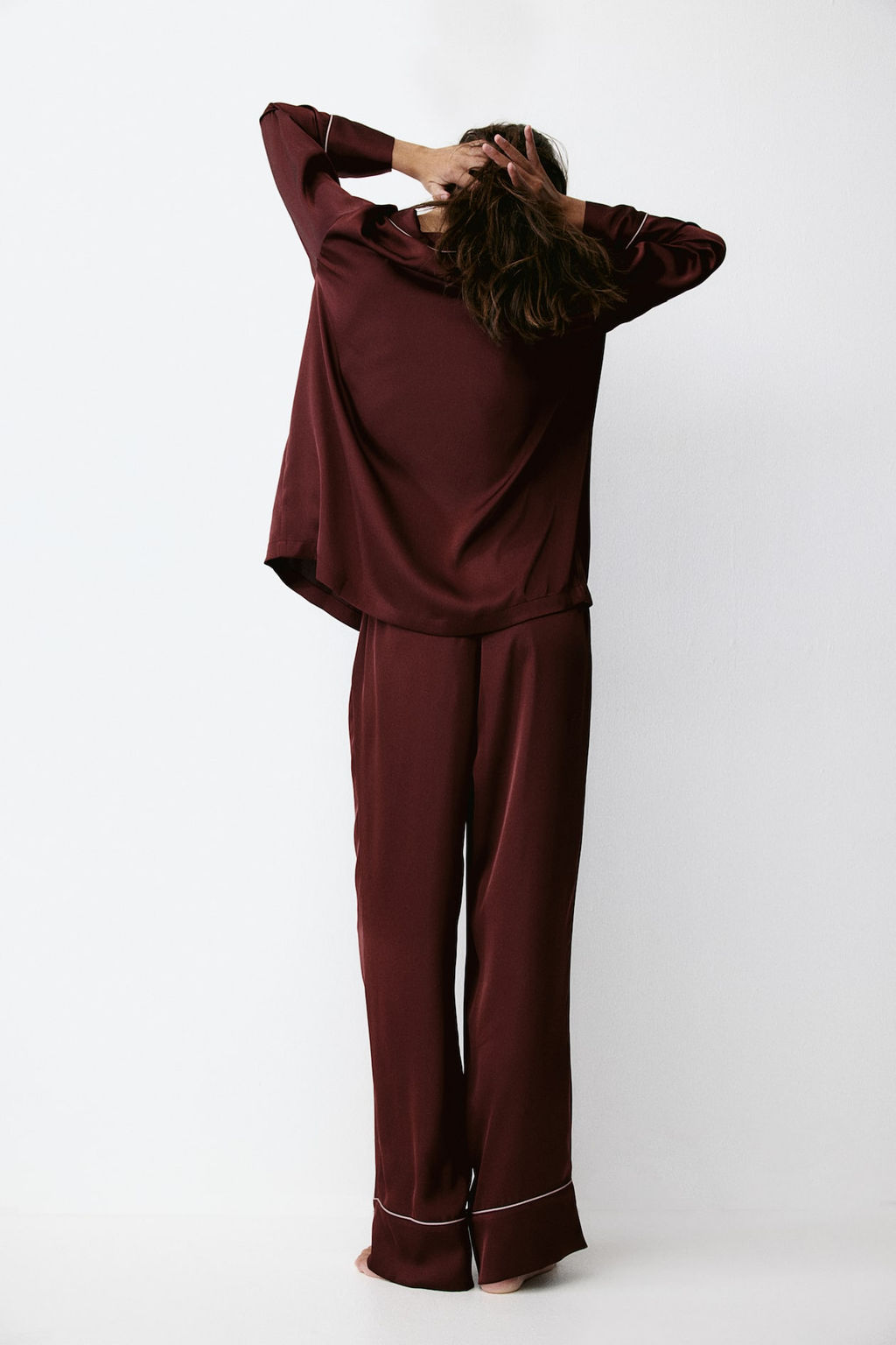 Pijama de saten - H&m фото 4