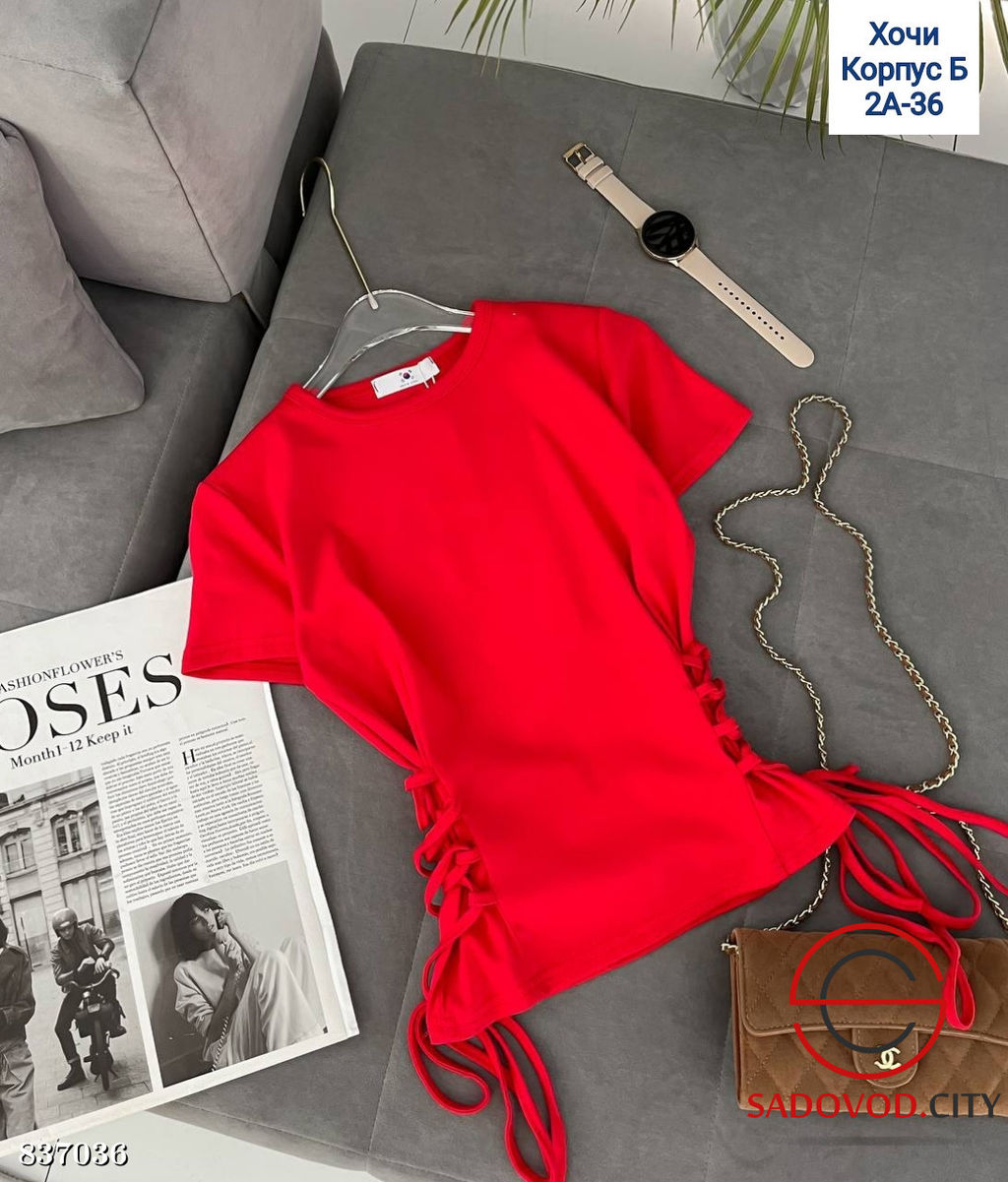 Футболка женская однотонная - Bruno фото 7