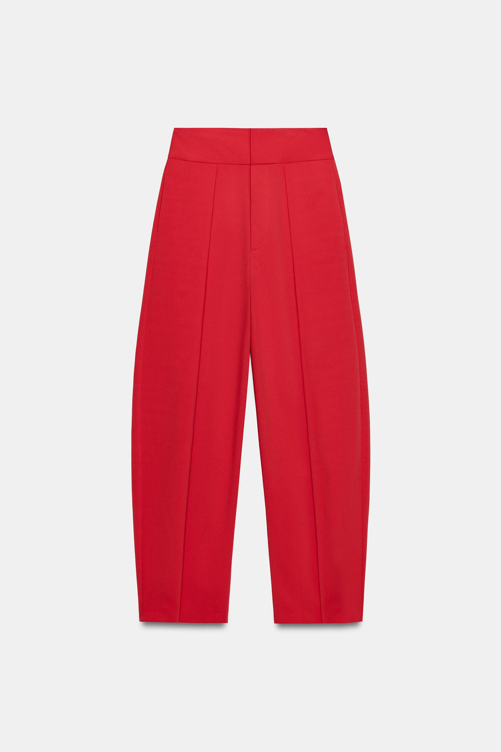PANTAL?N BALLOON PLIEGUES / Rojo - Zara фото 6