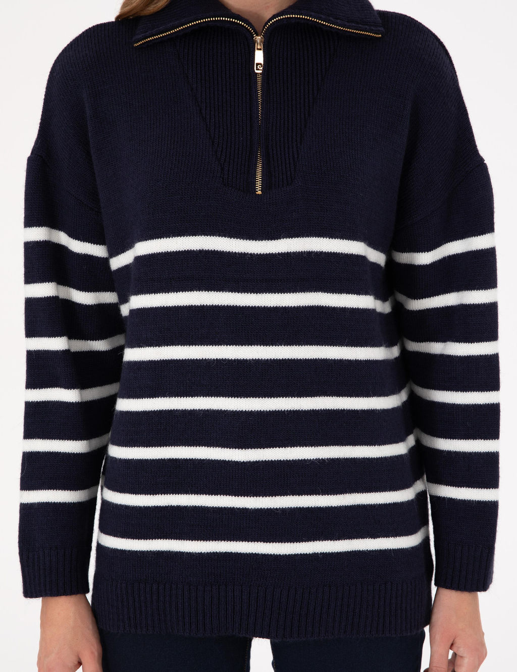 Lacivert Comfort Fit Kazak - Pierre cardin фото 6