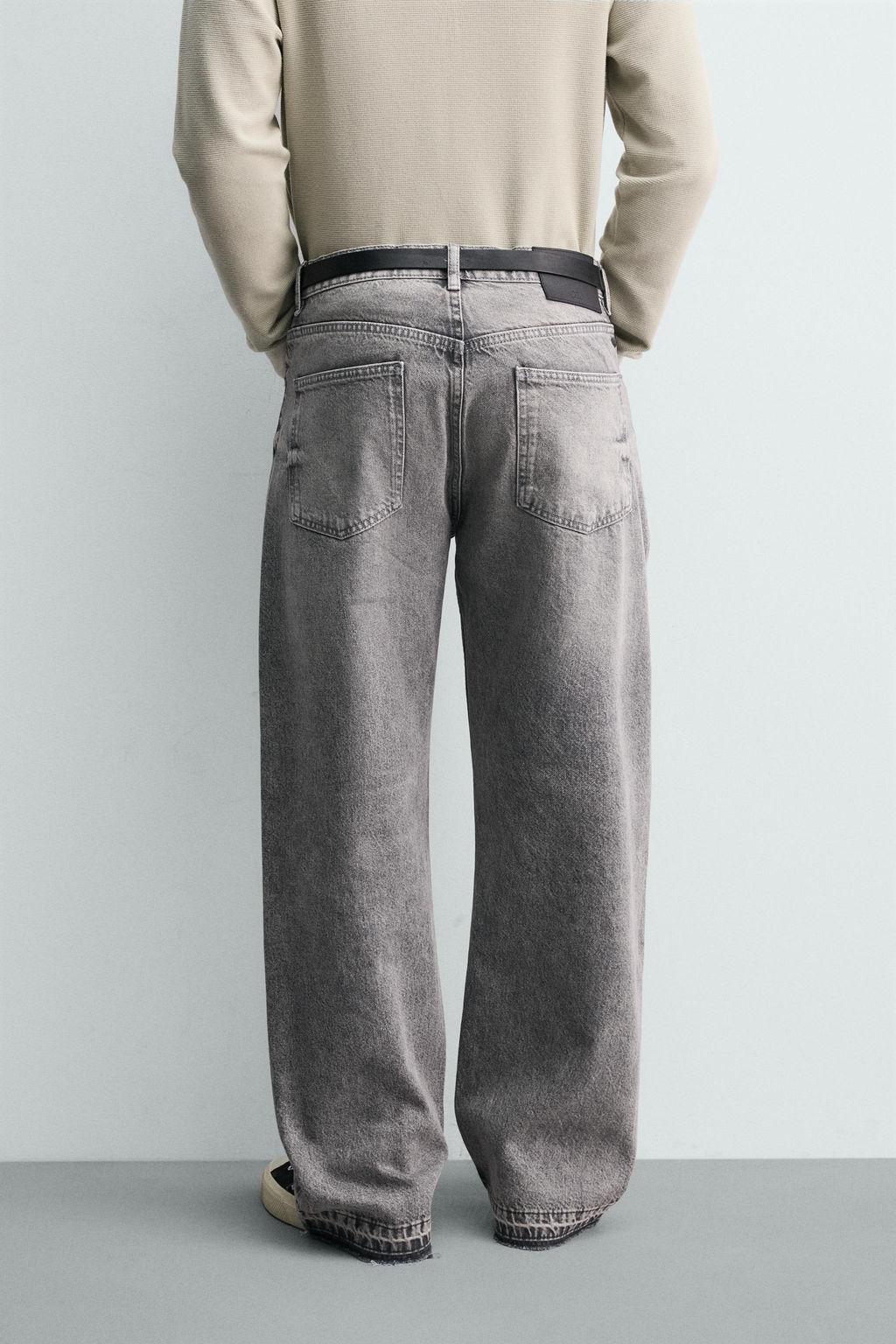 JEANS LOOSE FIT / Gris - Zara фото 3