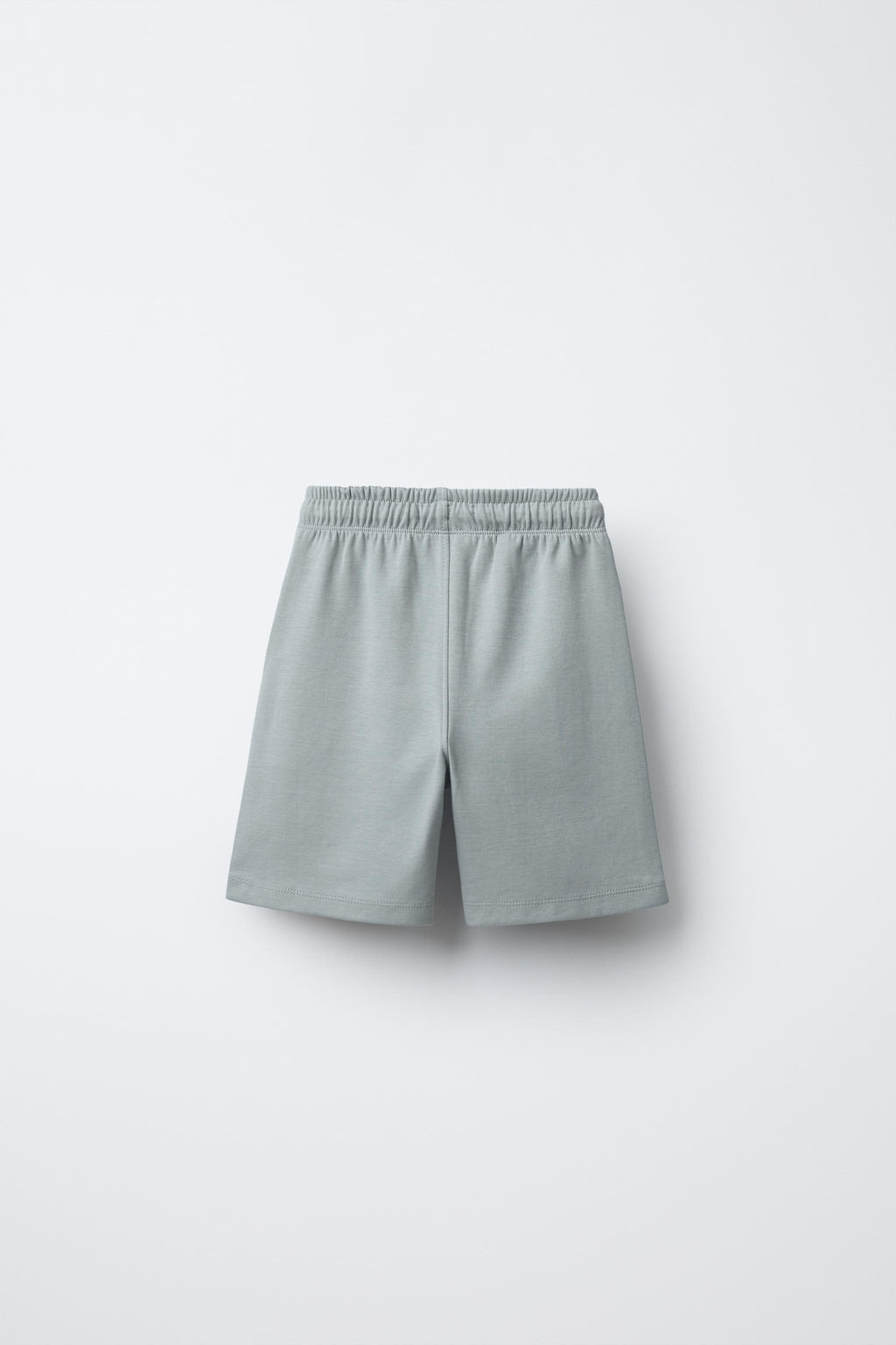 LABEL INTERLOCK T-SHIRT AND BERMUDA SHORTS SET - Zara фото 5