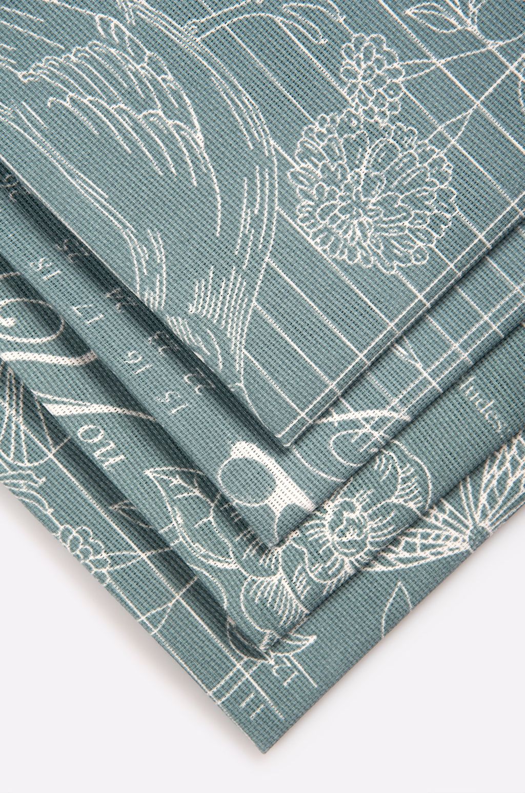 Набор салфеток из рогожки 4 шт Happy Fox Home  фото 27