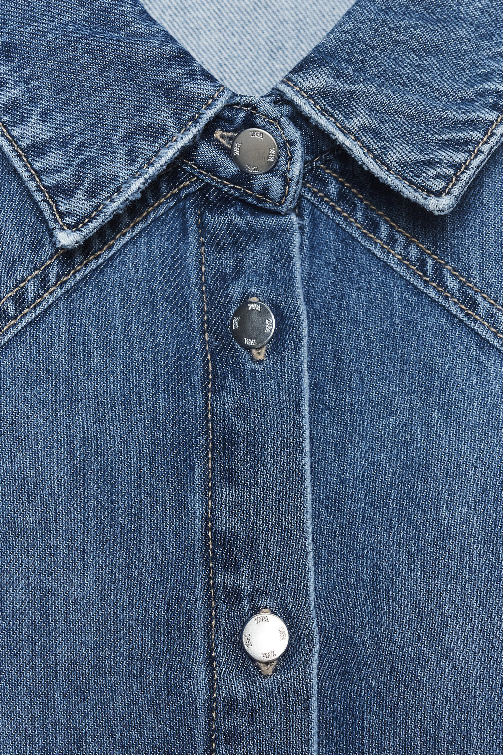 Z1975 FLUID DENIM SHIRT - Zara фото 7