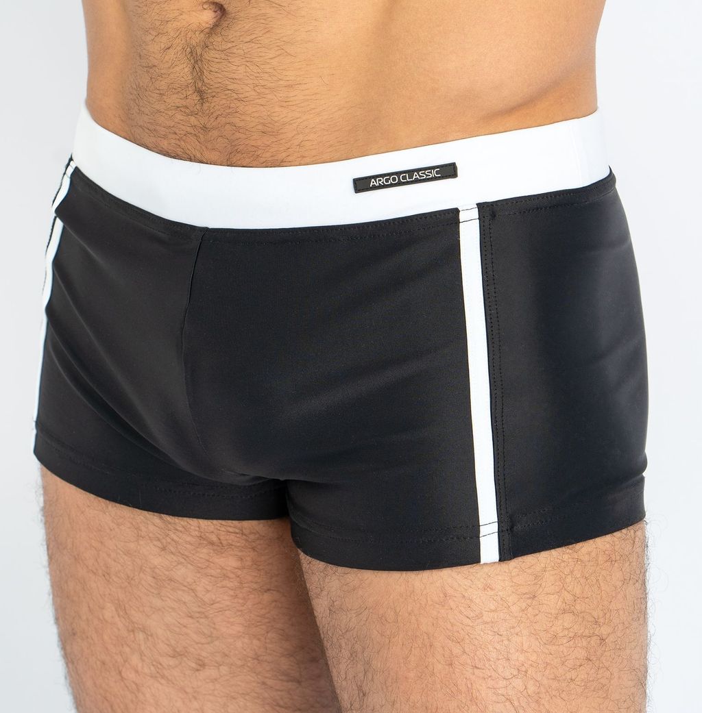 Плавки Sw.07M черный / белый