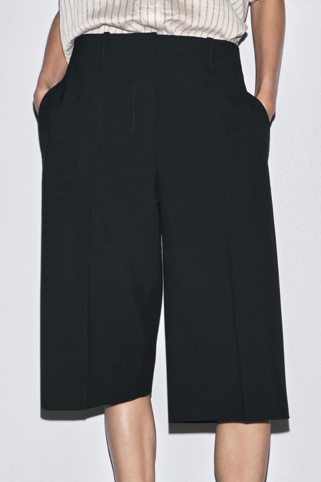 ZW COLLECTION LONG BERMUDA SHORTS - Zara фото 10