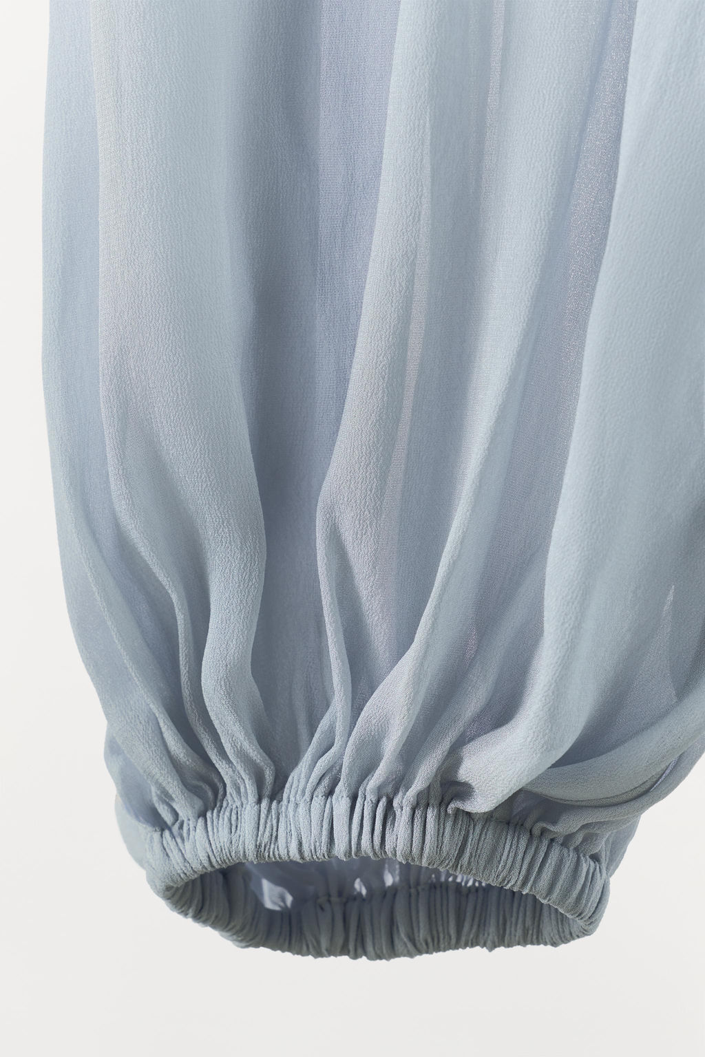 SEMI-SHEER BALLOONED TROUSERS - Zara фото 5