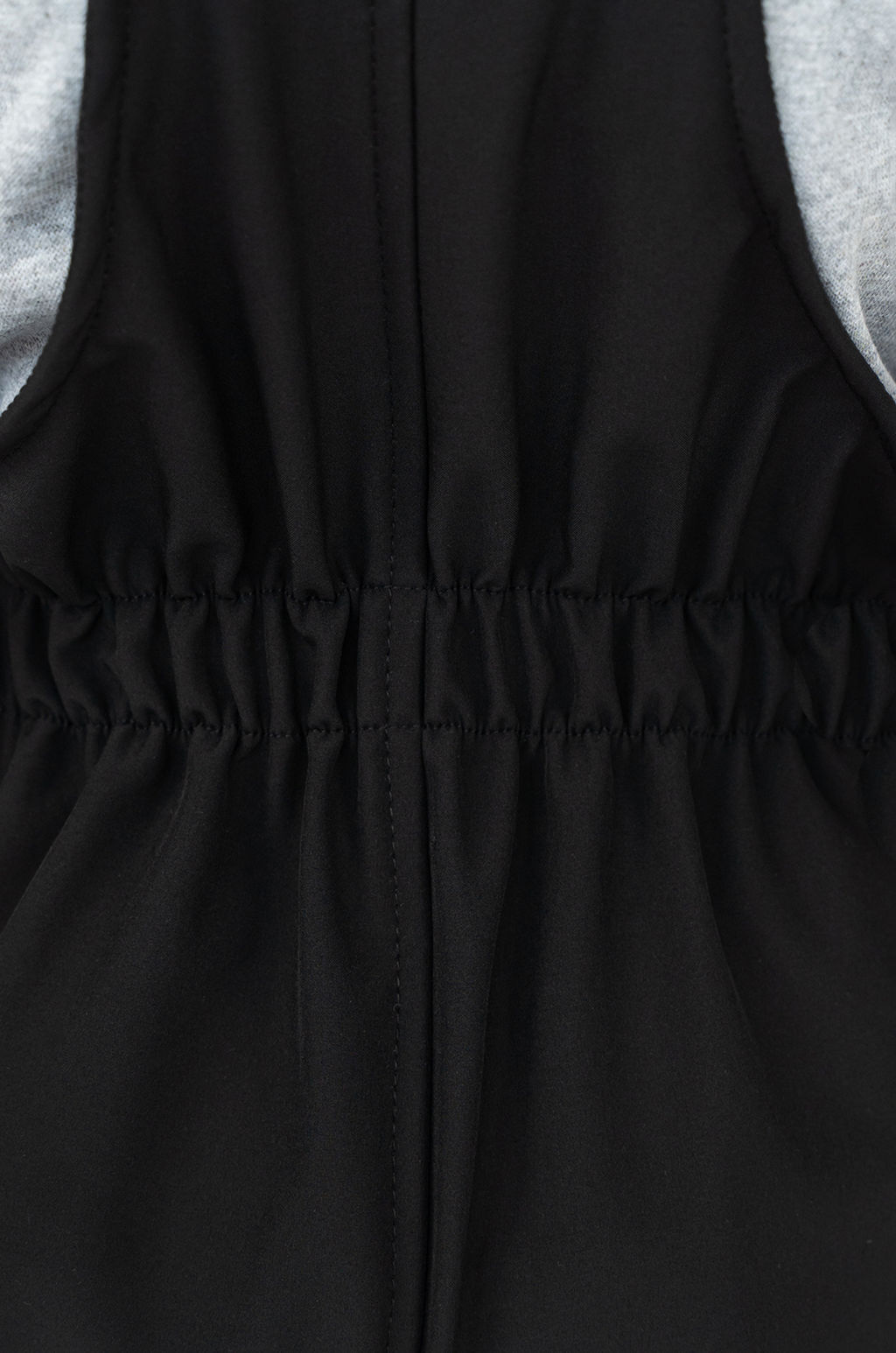 Полукомбинезон демисезонный черный из софтешелла 60-021 (116)