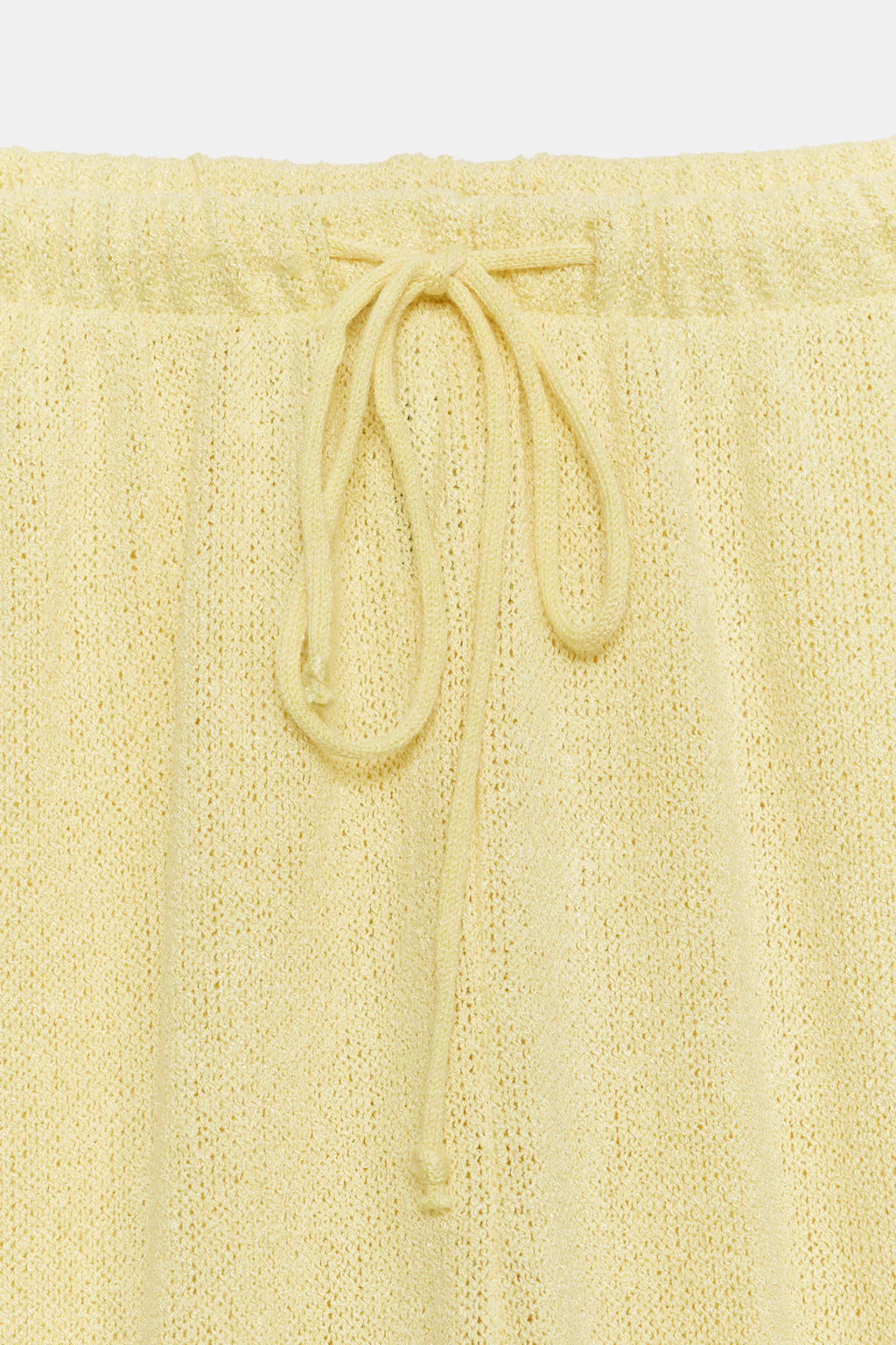 PANTAL?N R?STICO WIDE LEG / Amarillo claro - Zara фото 7