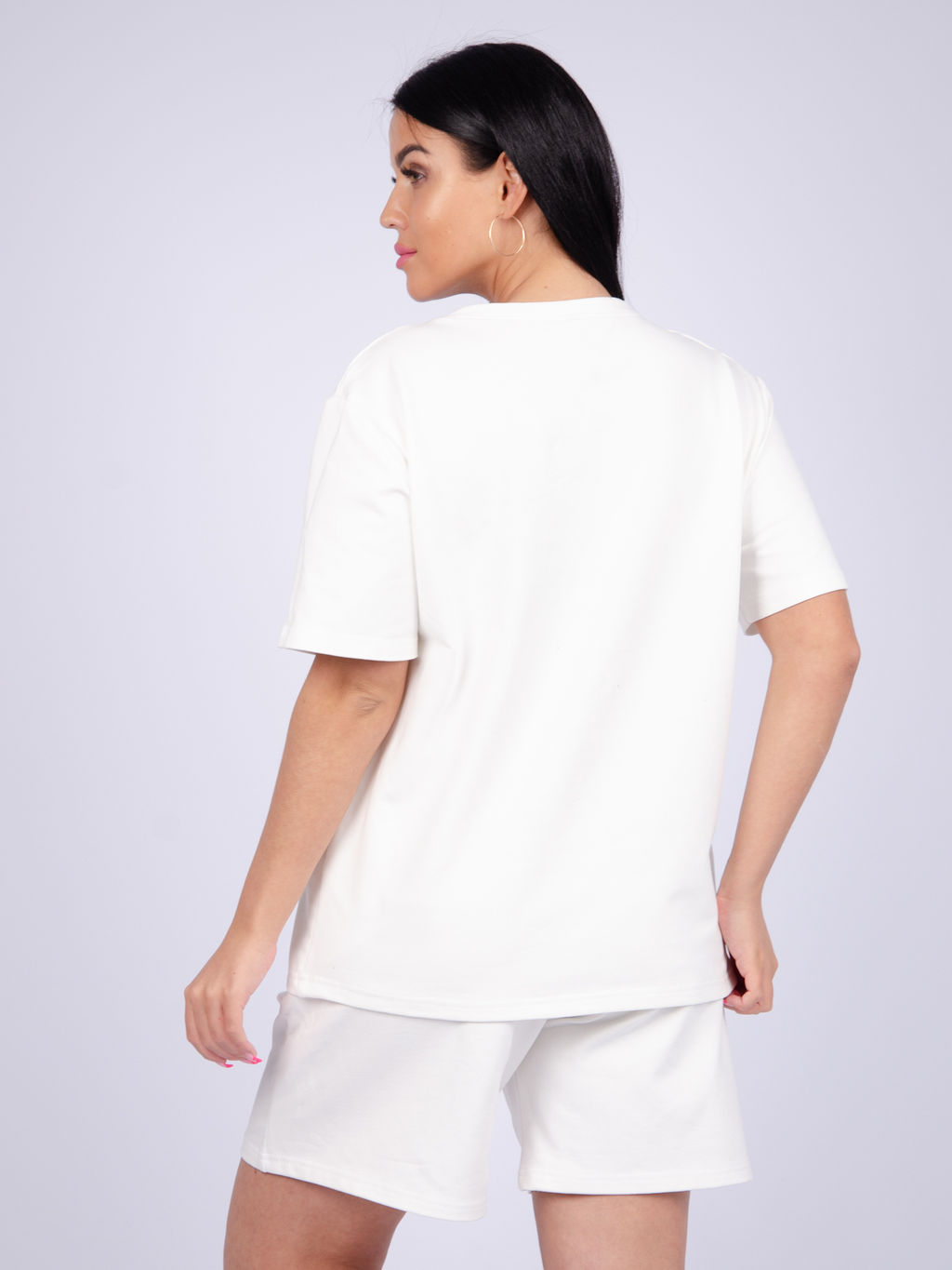 Костюм "Лайф" молочный, футер с лайкрой