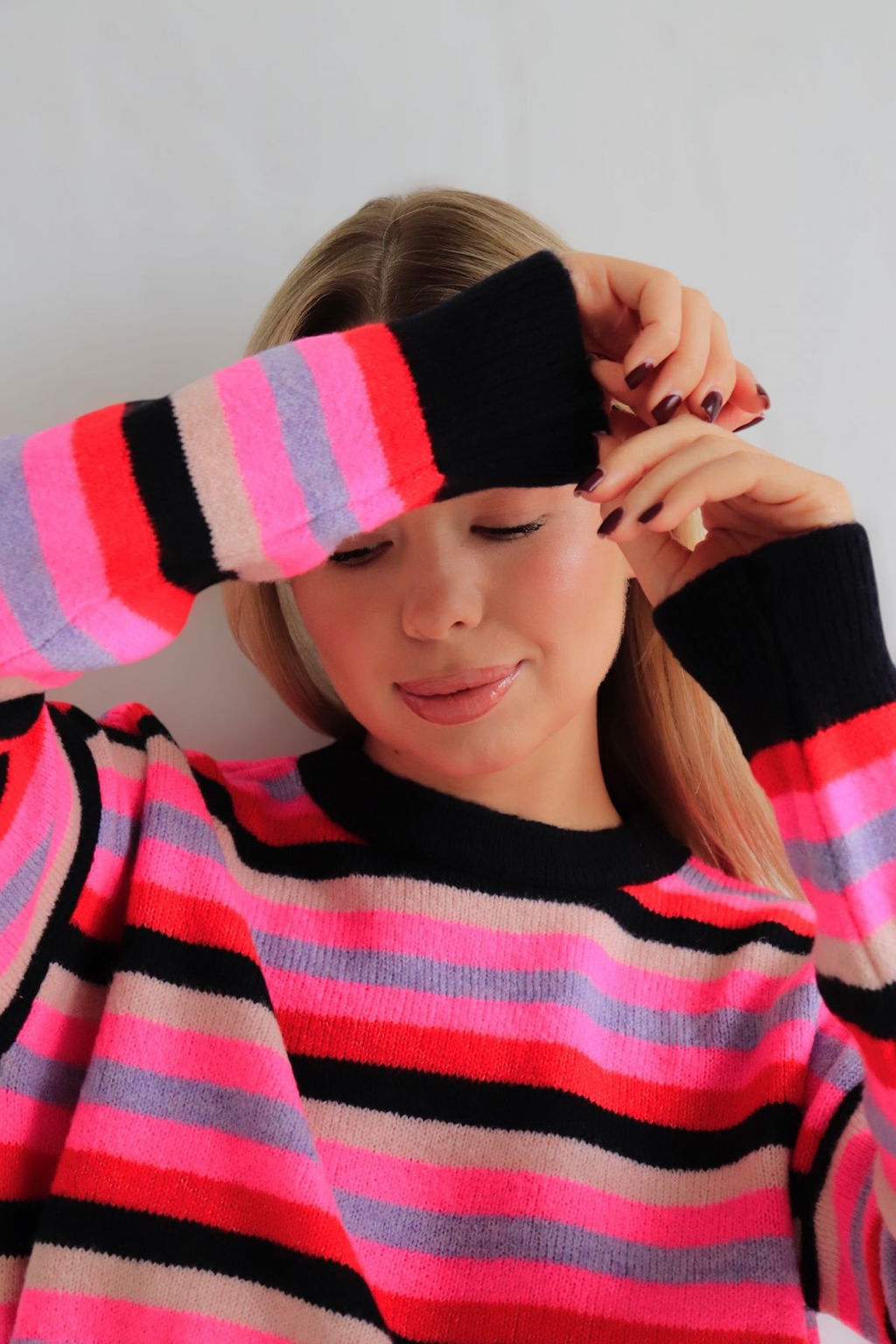 10608 Джемпер разноцветный в полоску - Martichelli фото 14