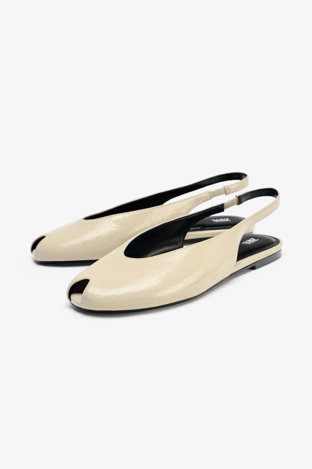 OPEN-TOE SLINGBACK SHOES - Zara фото 12