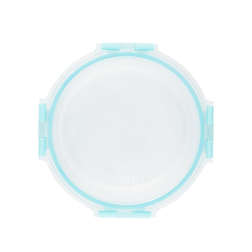 50984 GIPFEL Контейнер стеклянный AVALANCHE 900 мл/ 18х7,4 см с герметичной крышкой. Материал: жаропрочное боросиликатное стекло, пластик, силикон  фото 3