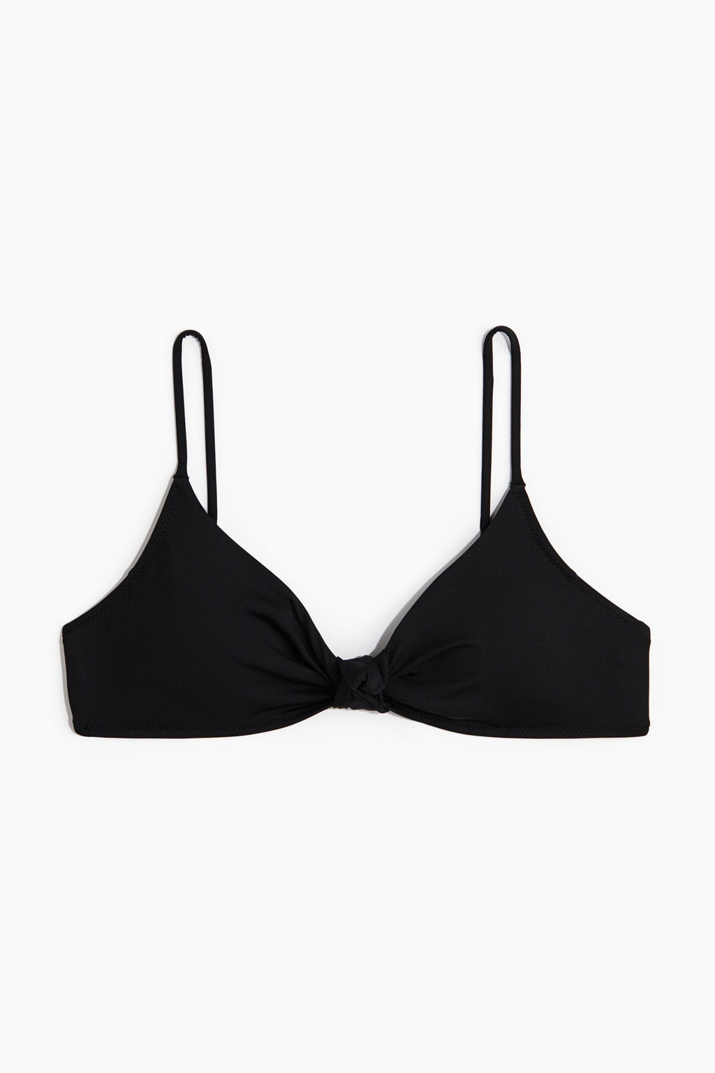 Top de bikini con nudo decorativo y relleno - H&m фото 6