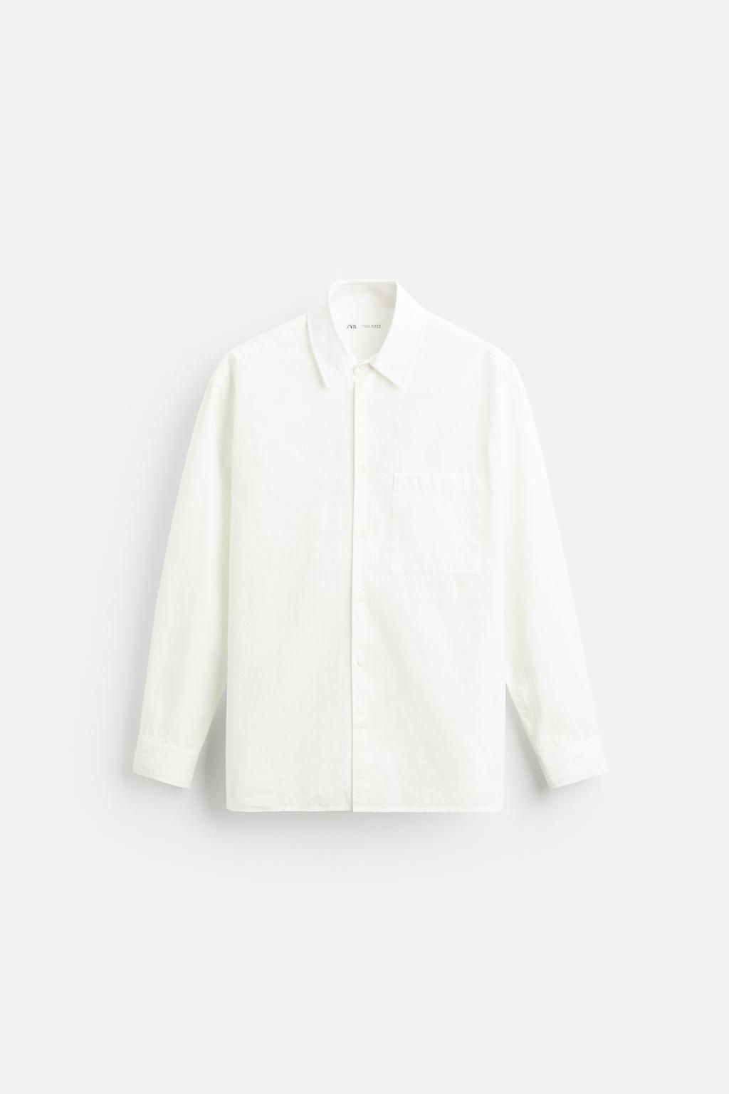 CREASED-EFFECT SHIRT - Zara фото 6