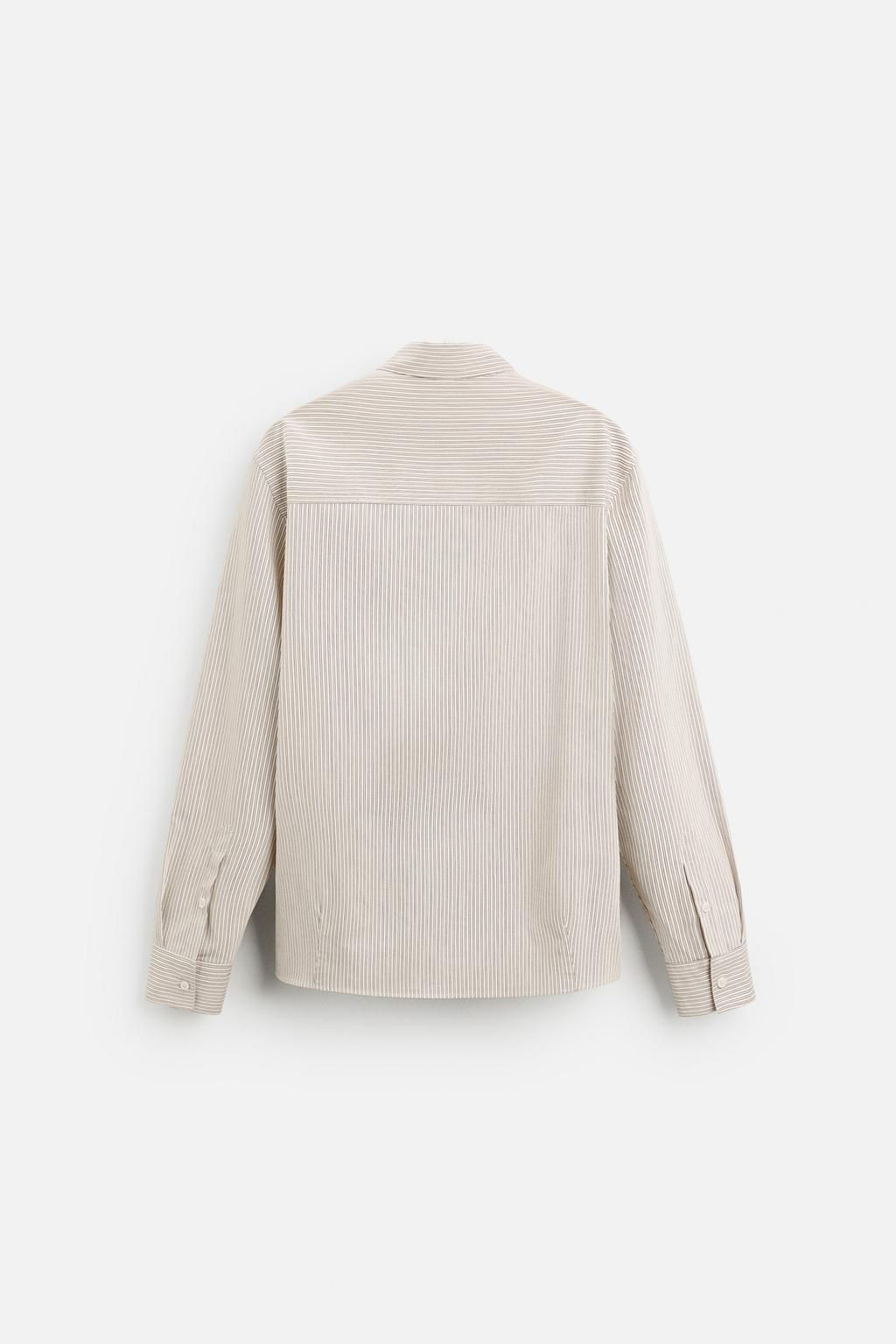 STRIPED SHIRT WITH POCKET - Zara фото 8