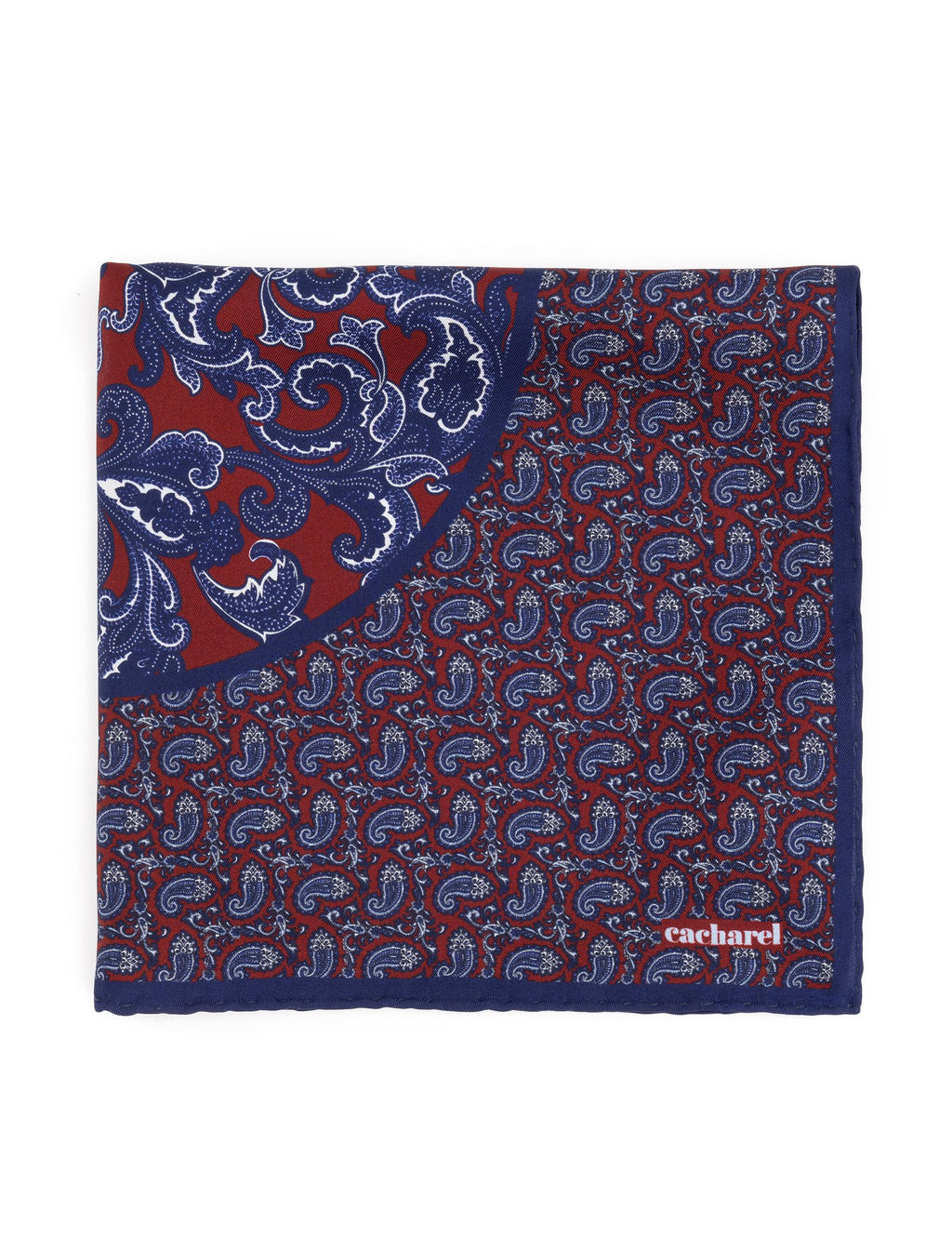 Коричневый шелковый платок - Cacharel фото 3