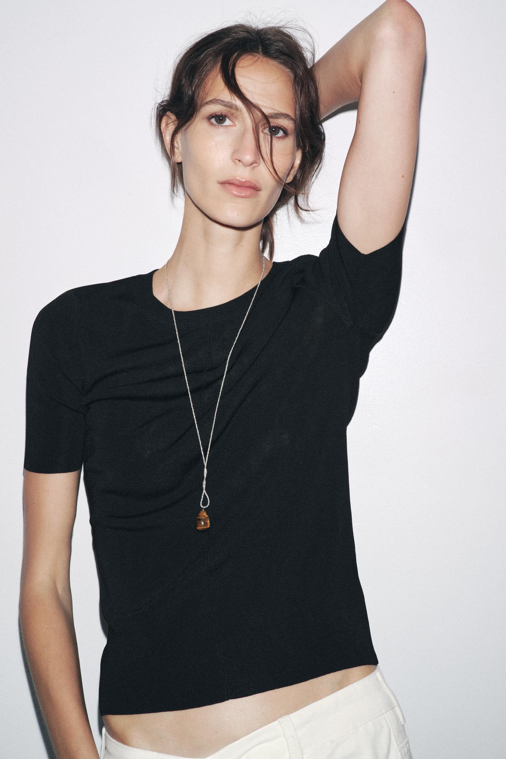 SHORT SLEEVE KNIT TOP - Zara фото 2