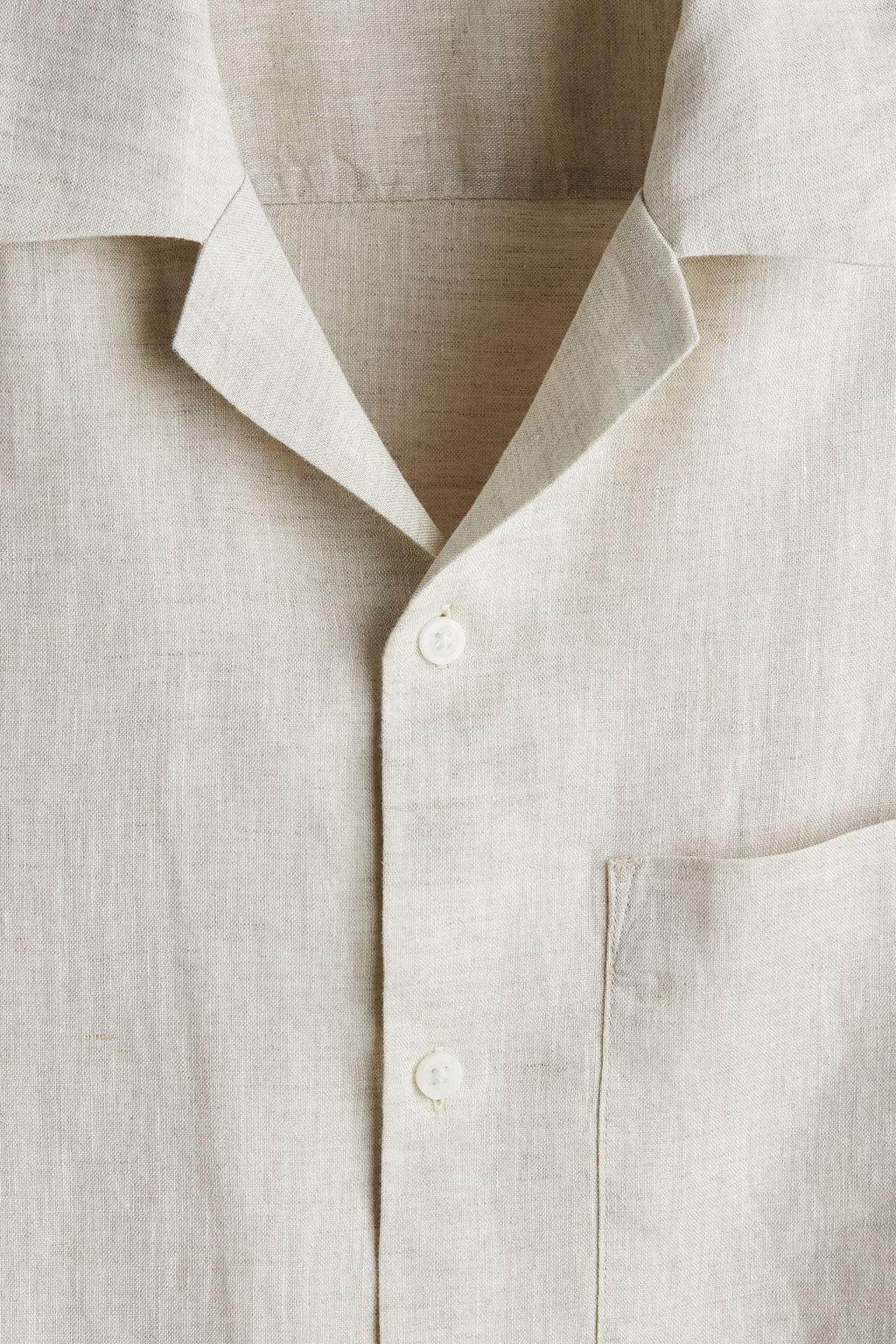 Camisa resort de lino Regular Fit - H&m фото 4