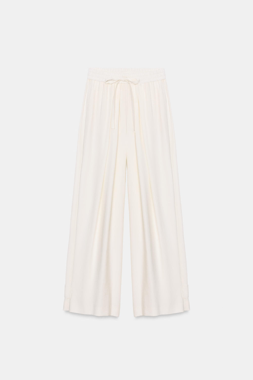 PANTAL?N FLUIDO BAJO AJUSTABLE SET / Blanco roto - Zara фото 6