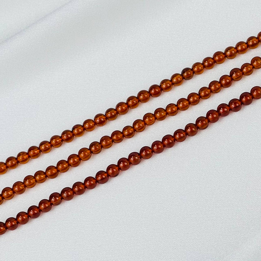 Бусины для украшений из Граната (Спессартин) 40 см