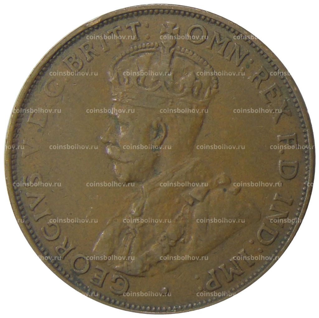 1 пенни 1936 года Австралия
