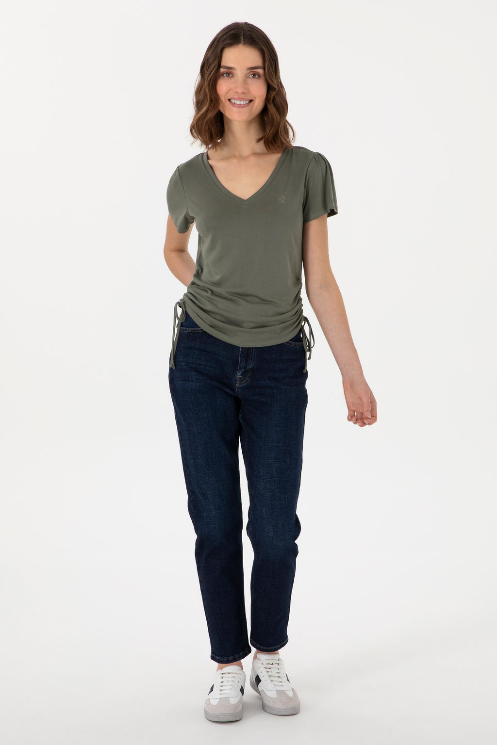 Kad_n Koyu Haki Ti__rt Sepette S_rpriz _ndirim - U.s. polo assn фото 4