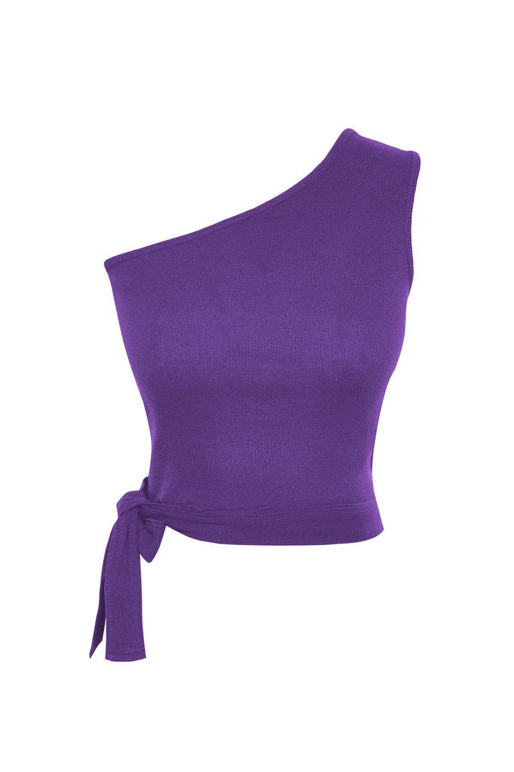 Murdum tek Omuz Fitted/Vucuda Oturan Baglama Detayl? Fitili Orme Bluz TWOSS22BZ1558