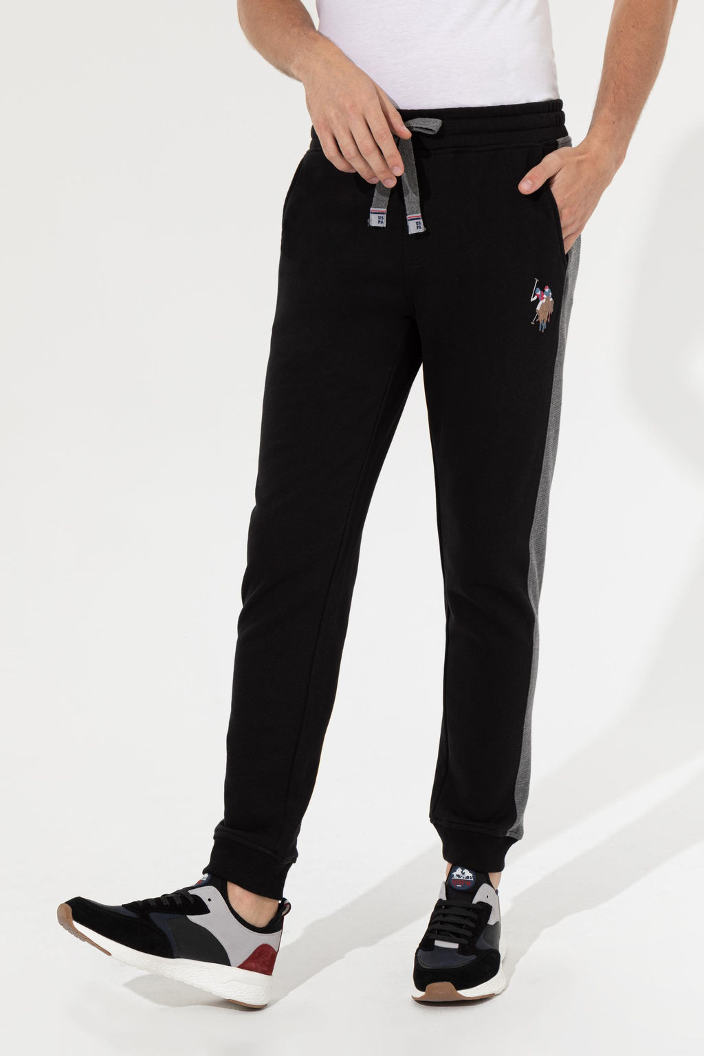 Мужские черные спортивные штаны - U.s. polo assn фото 2